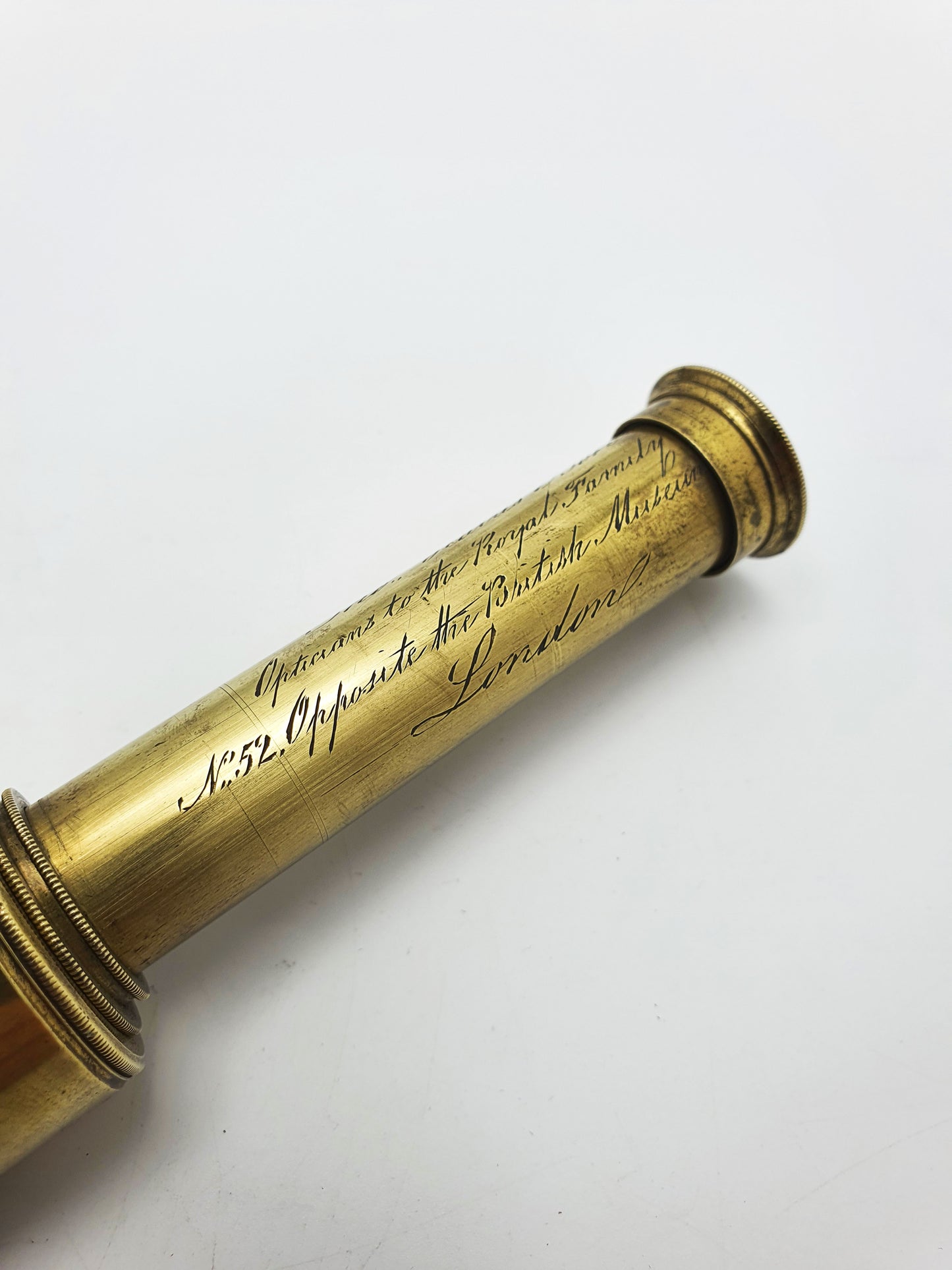 Handsome Antique Brass Telescope - Thomas Harris & Son, Opticians to the Royal Family – circa 1870