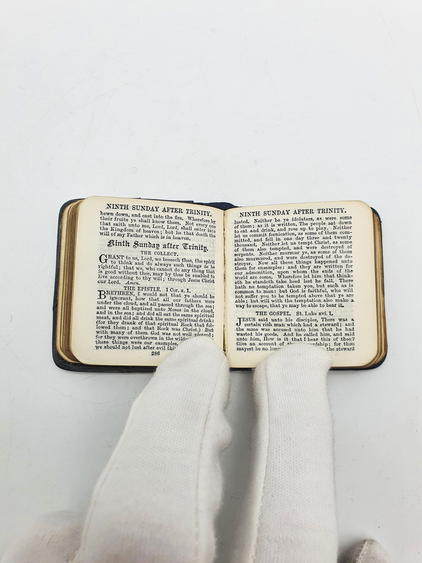 Miniature Book of Common Prayer with Sterling Silver Cover - 1907