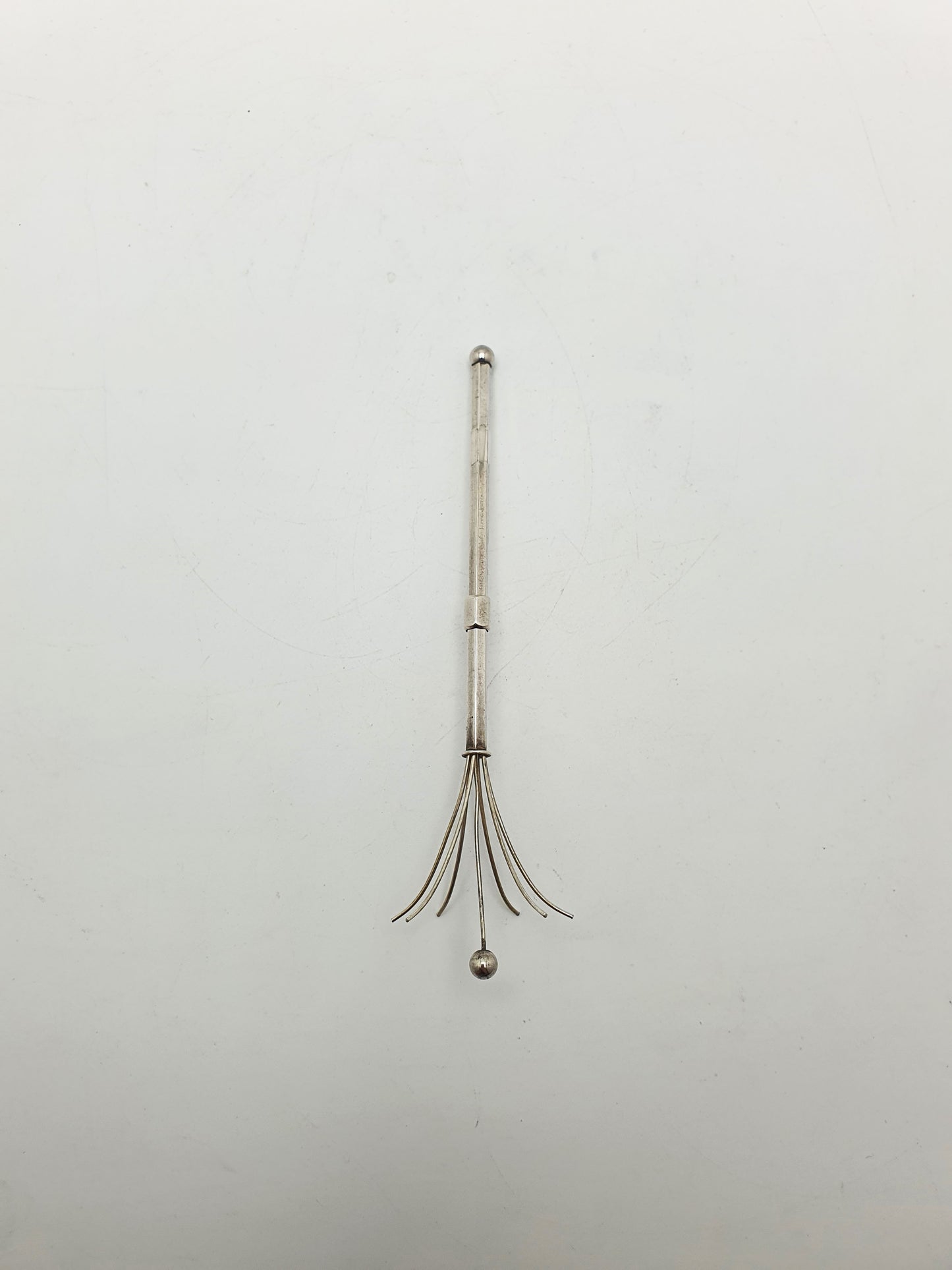 Nice Vintage Sterling Silver Mechanical Swizzle Stick – circa 1940
