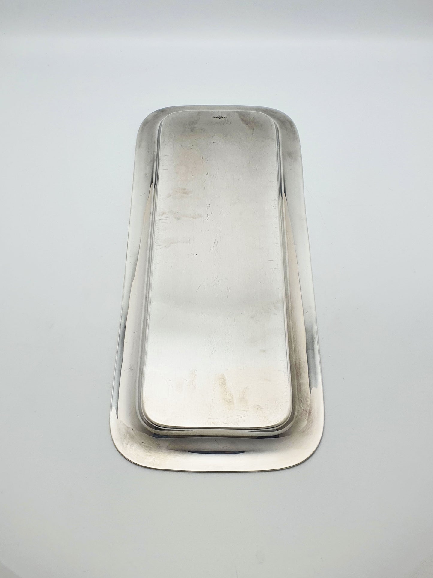 Elegant Antique Silver-Plated Rectangular Serving Tray – circa 1920