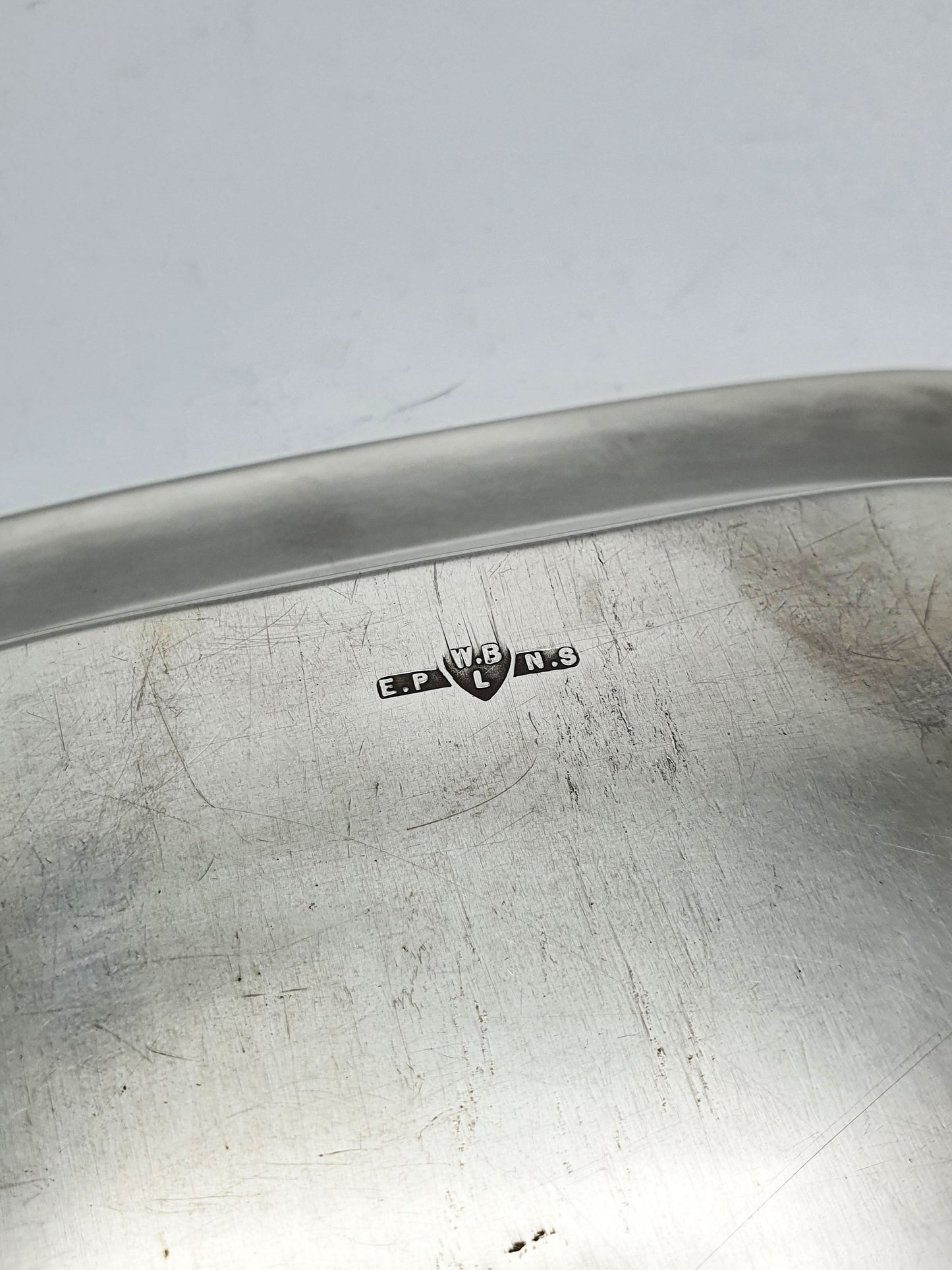 Elegant Antique Silver-Plated Rectangular Serving Tray – circa 1920