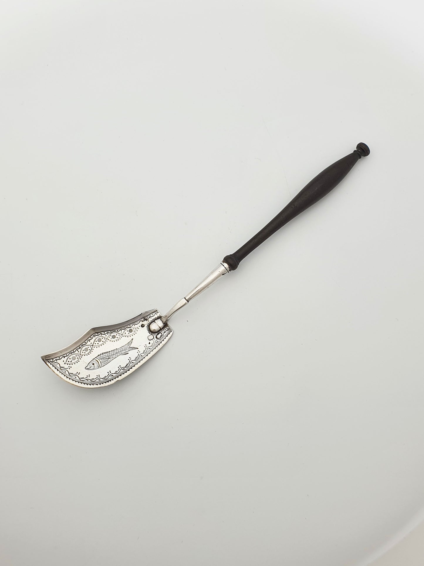 Unusual Antique French Silver Sardine Server – circa 1830