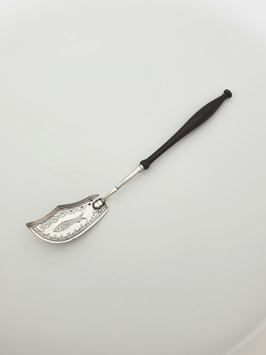 Unusual Antique French Silver Sardine Server – circa 1830
