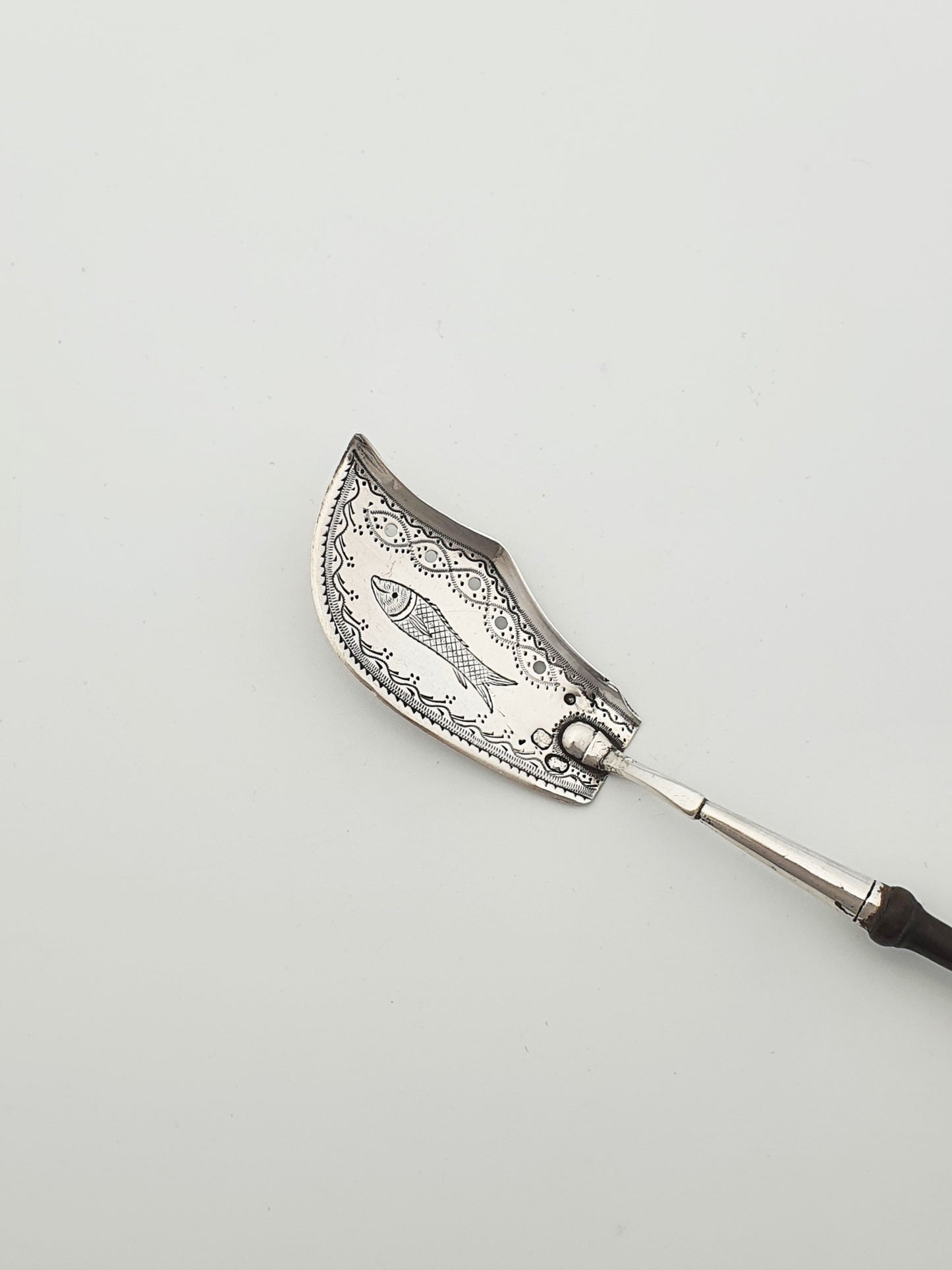 Unusual Antique French Silver Sardine Server – circa 1830