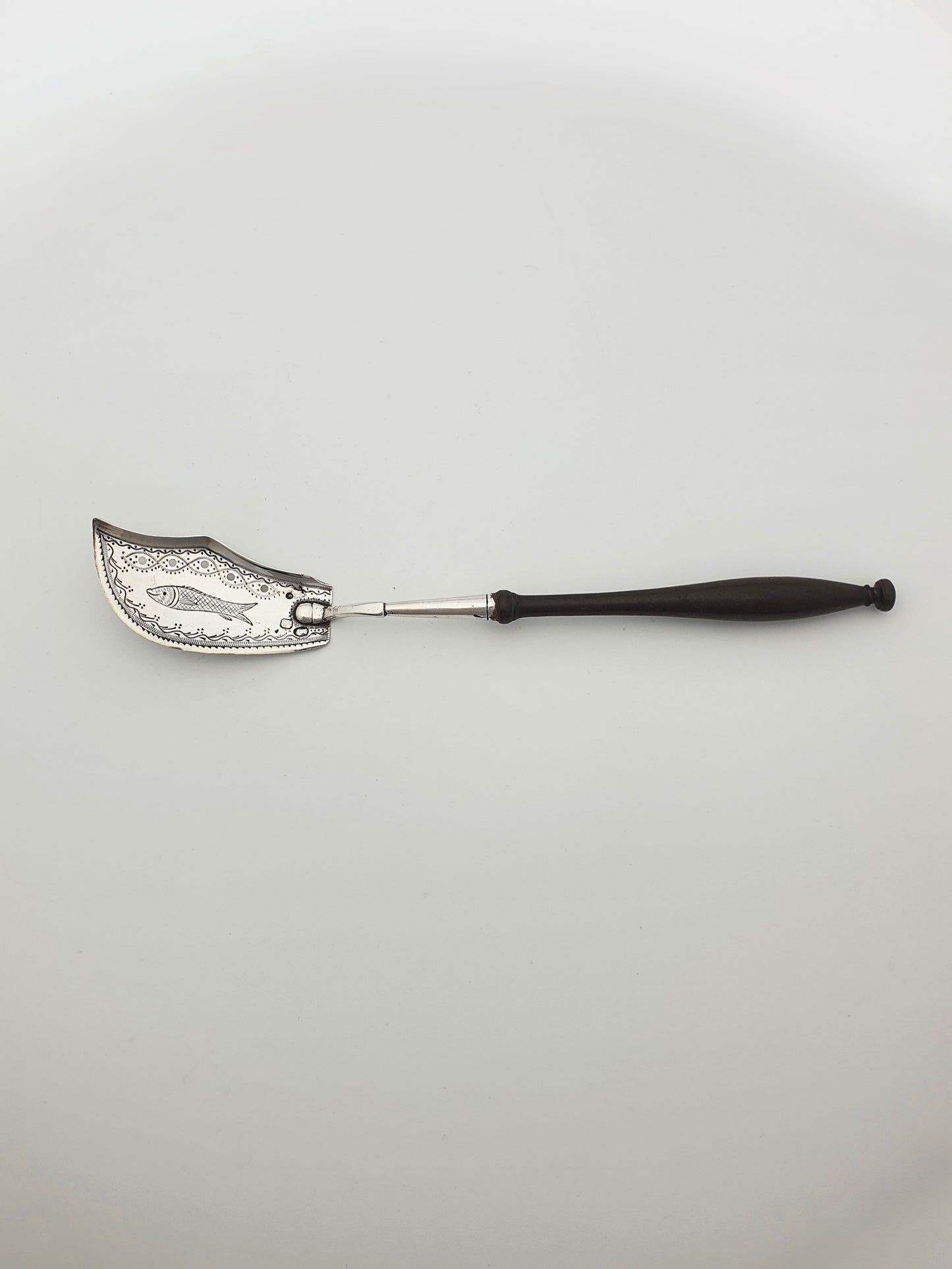 Unusual Antique French Silver Sardine Server – circa 1830