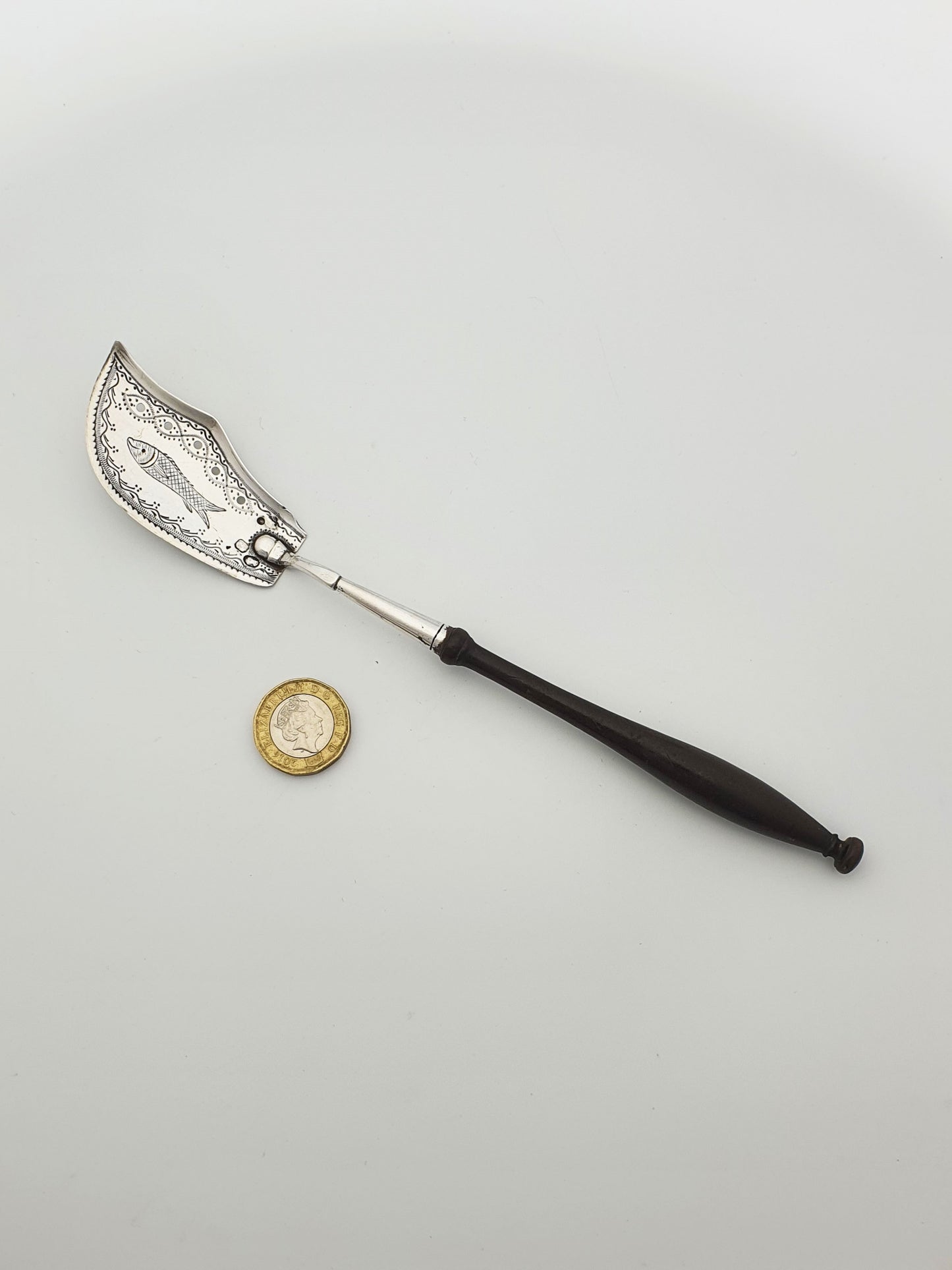 Unusual Antique French Silver Sardine Server – circa 1830