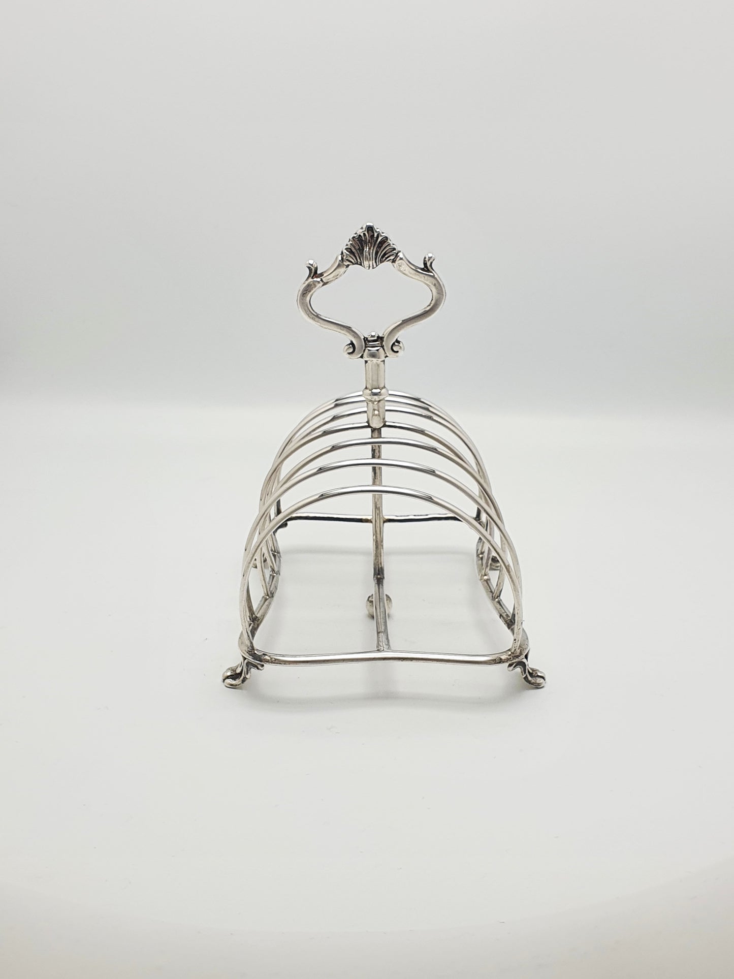 Fabulous Victorian Large Silver Toast Rack - London 1872