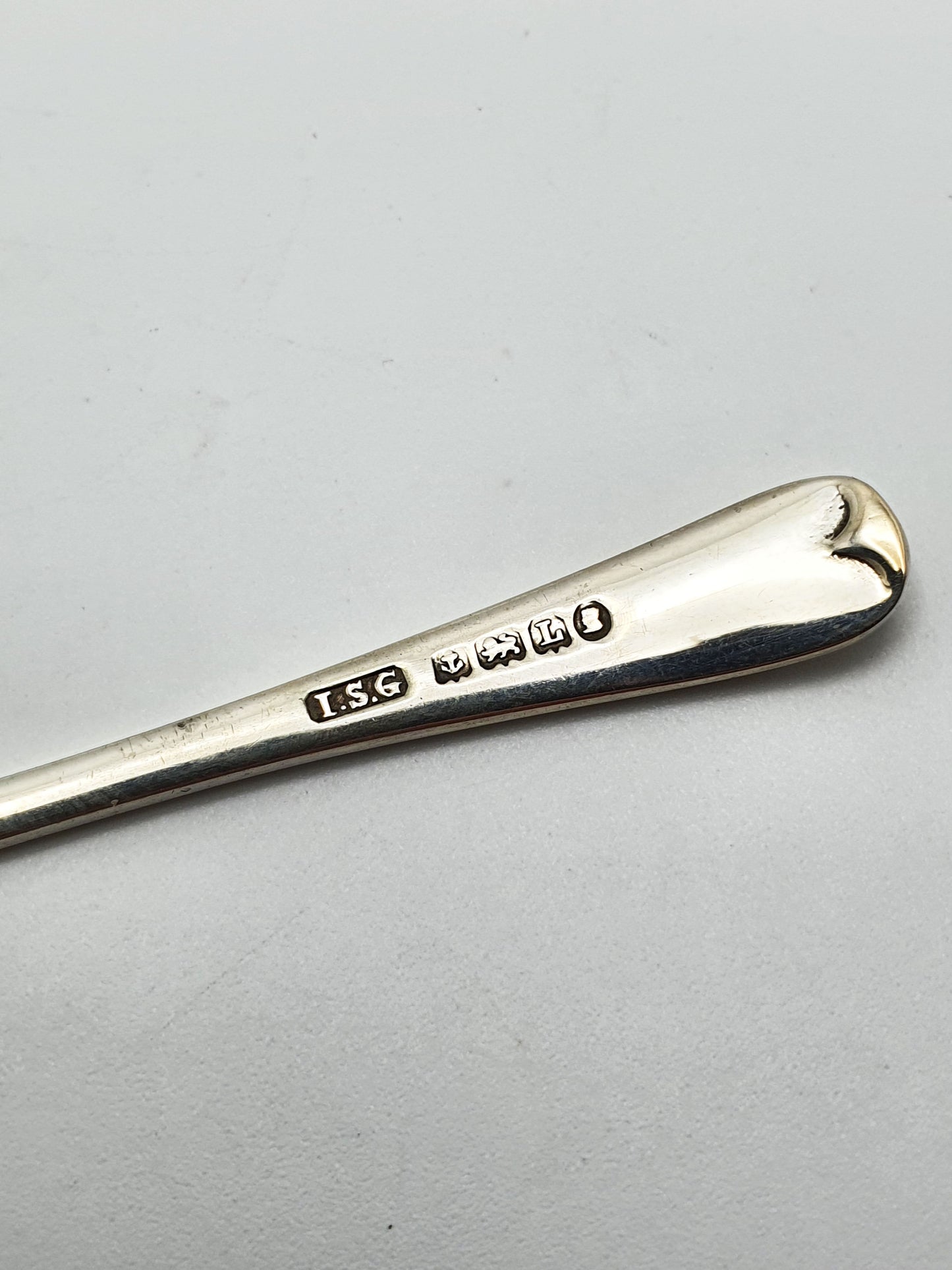 Lovely Art Deco Cut Crystal & Sterling Silver Salt Cellar Set - 1935