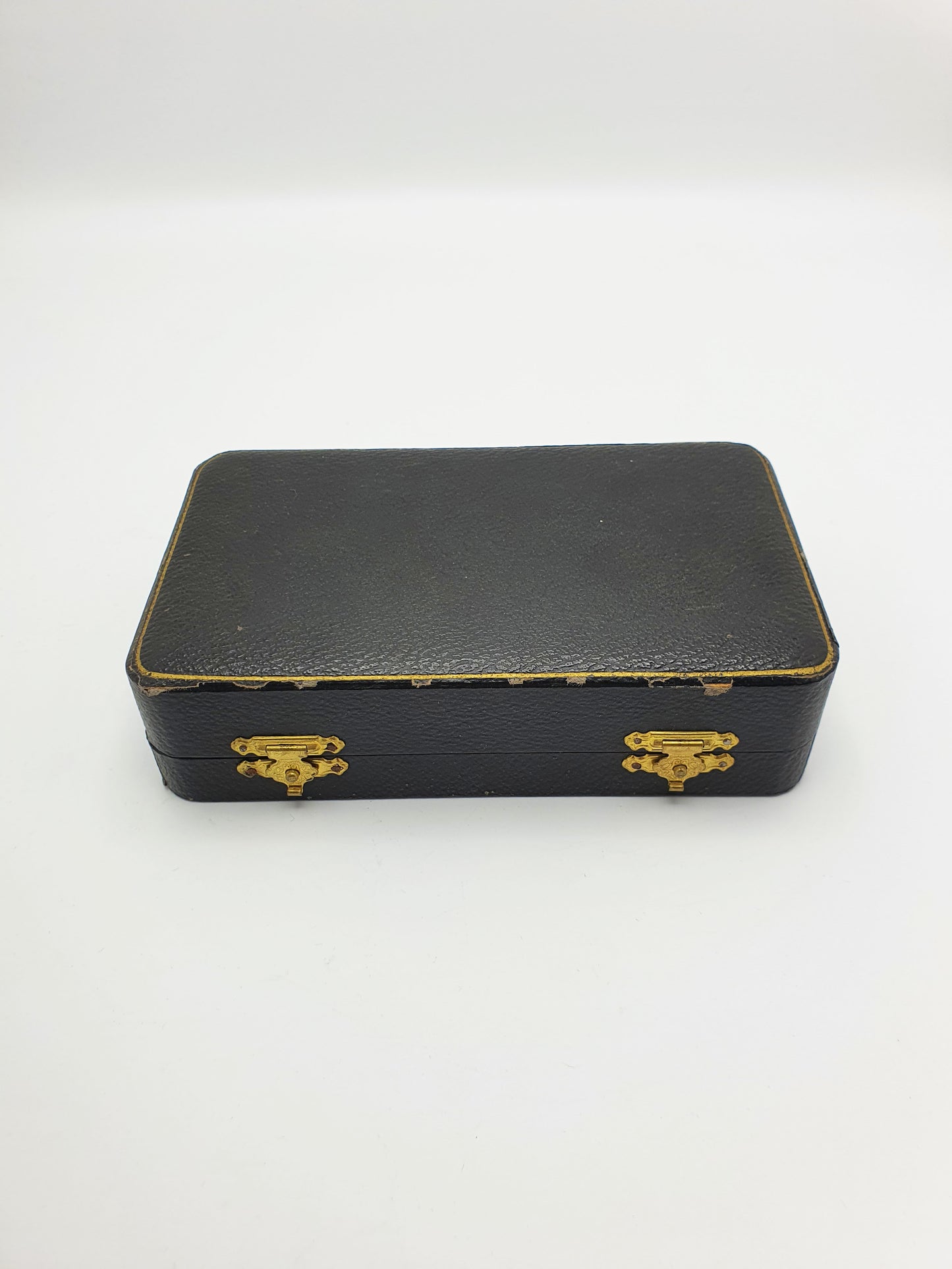 Lovely Art Deco Cut Crystal & Sterling Silver Salt Cellar Set - 1935