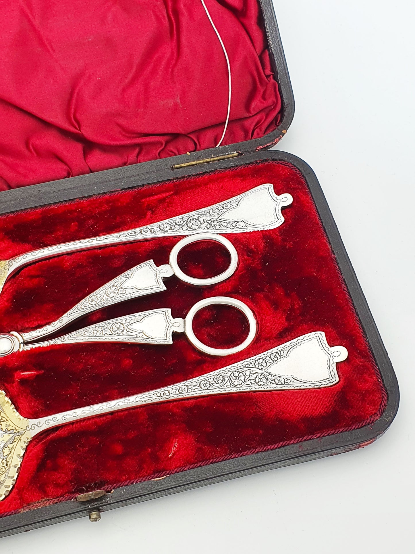 Fabulous Cased Edwardian Silver Plated Fruit Set - circa 1905