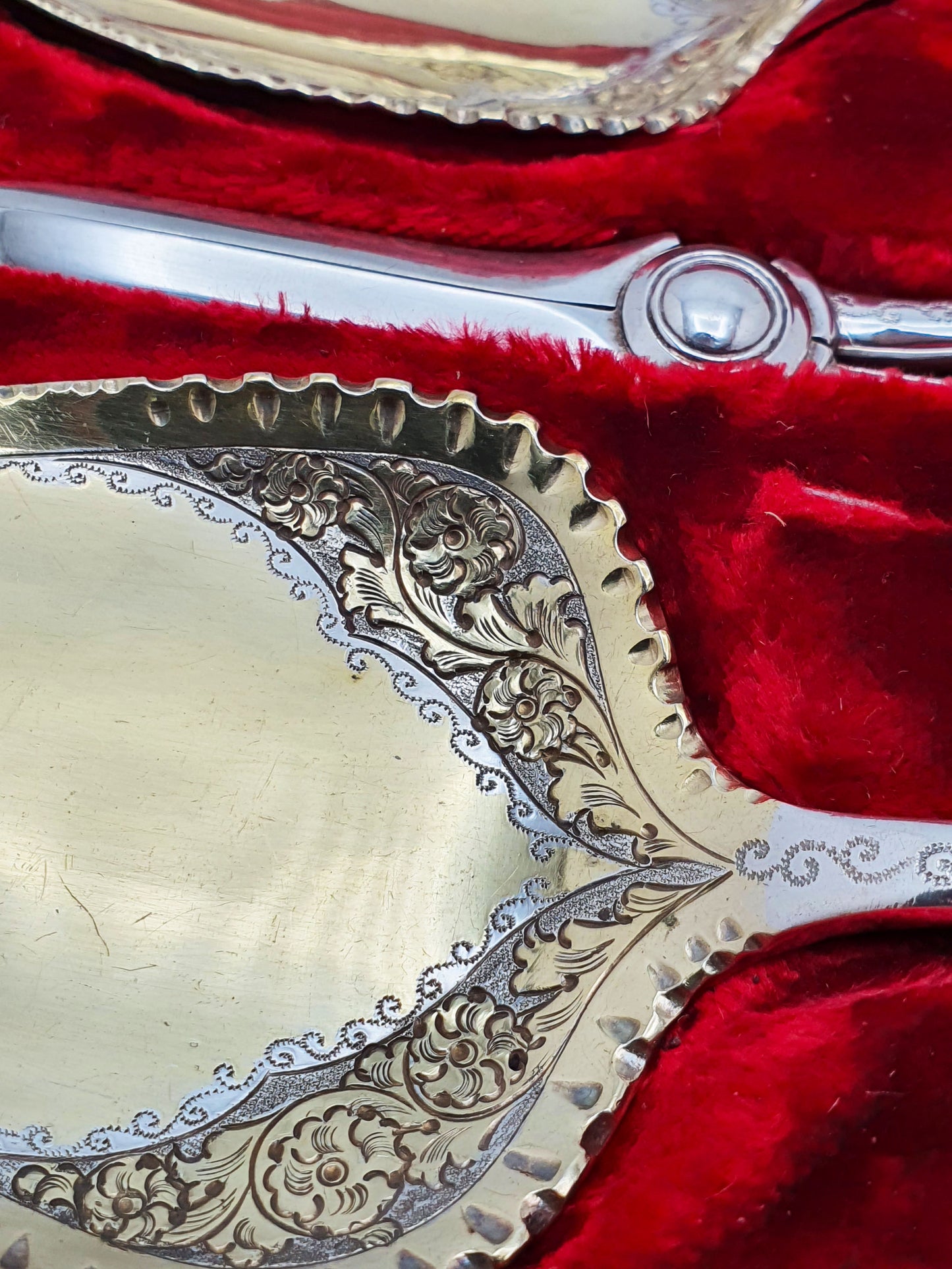 Fabulous Cased Edwardian Silver Plated Fruit Set - circa 1905