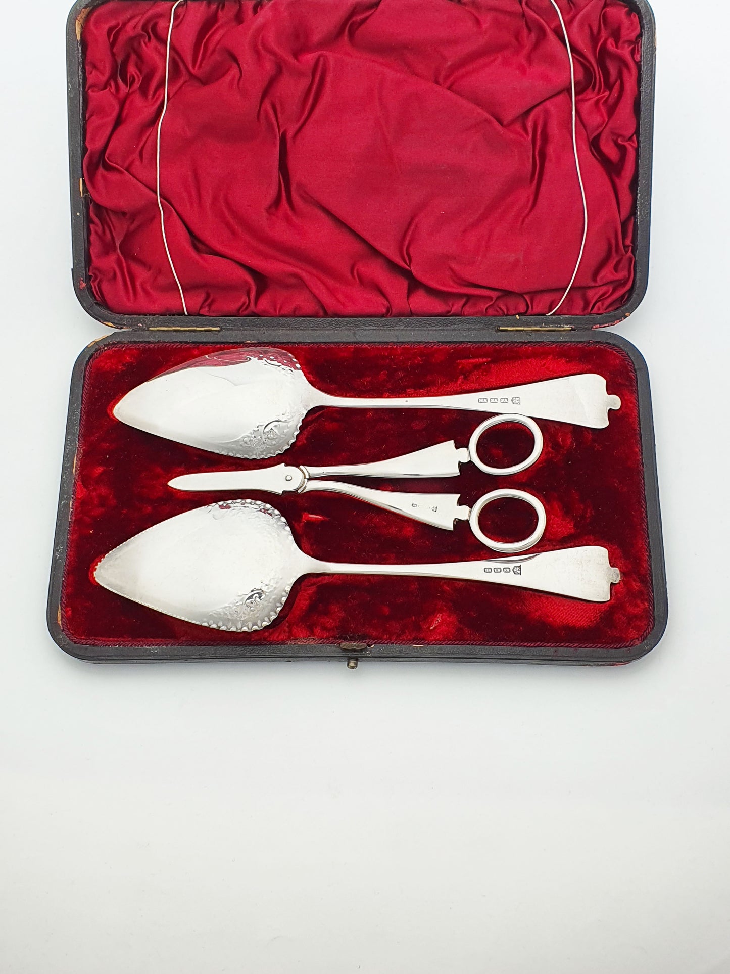 Fabulous Cased Edwardian Silver Plated Fruit Set - circa 1905