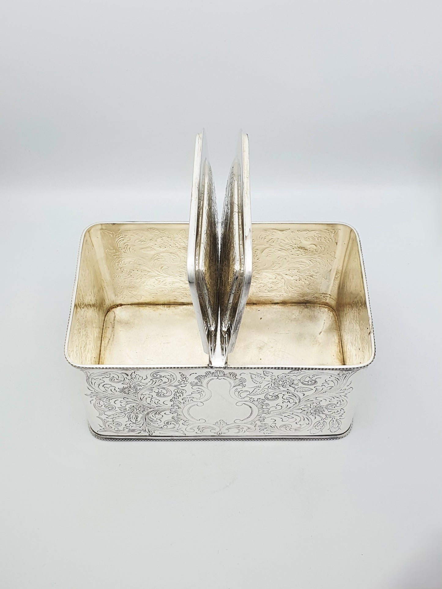 Fabulous Antique Victorian Double Compartment Biscuit Box - circa 1880