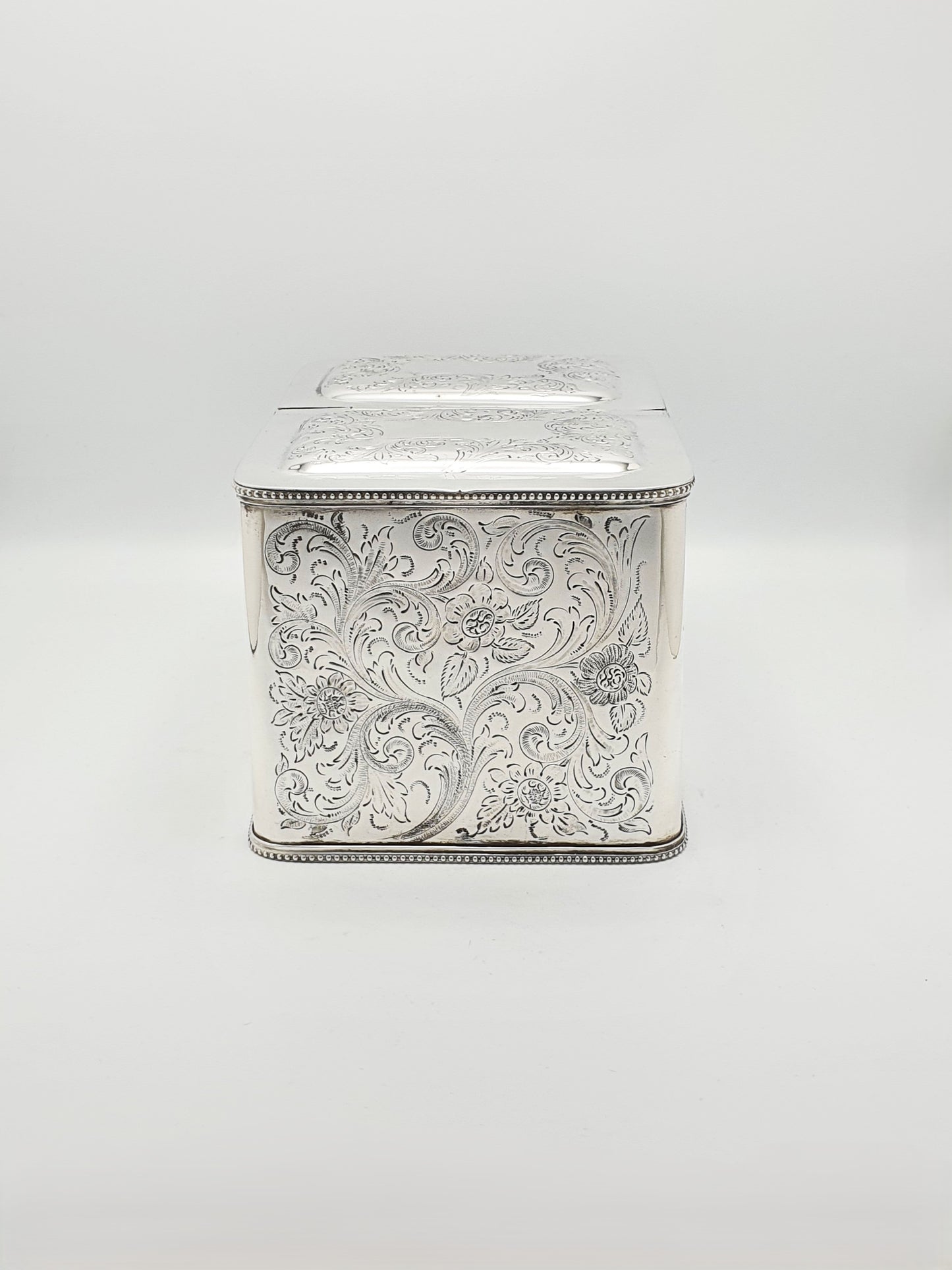 Fabulous Antique Victorian Double Compartment Biscuit Box - circa 1880