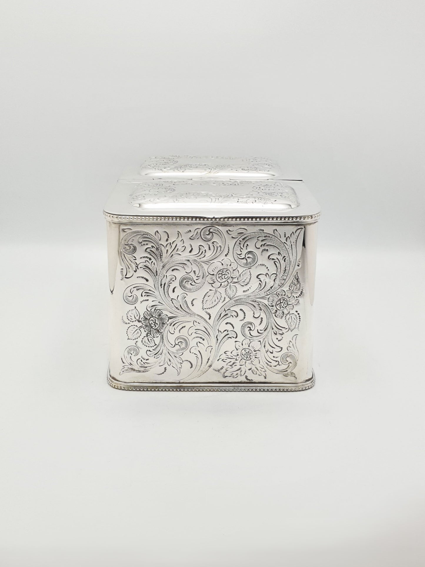 Fabulous Antique Victorian Double Compartment Biscuit Box - circa 1880