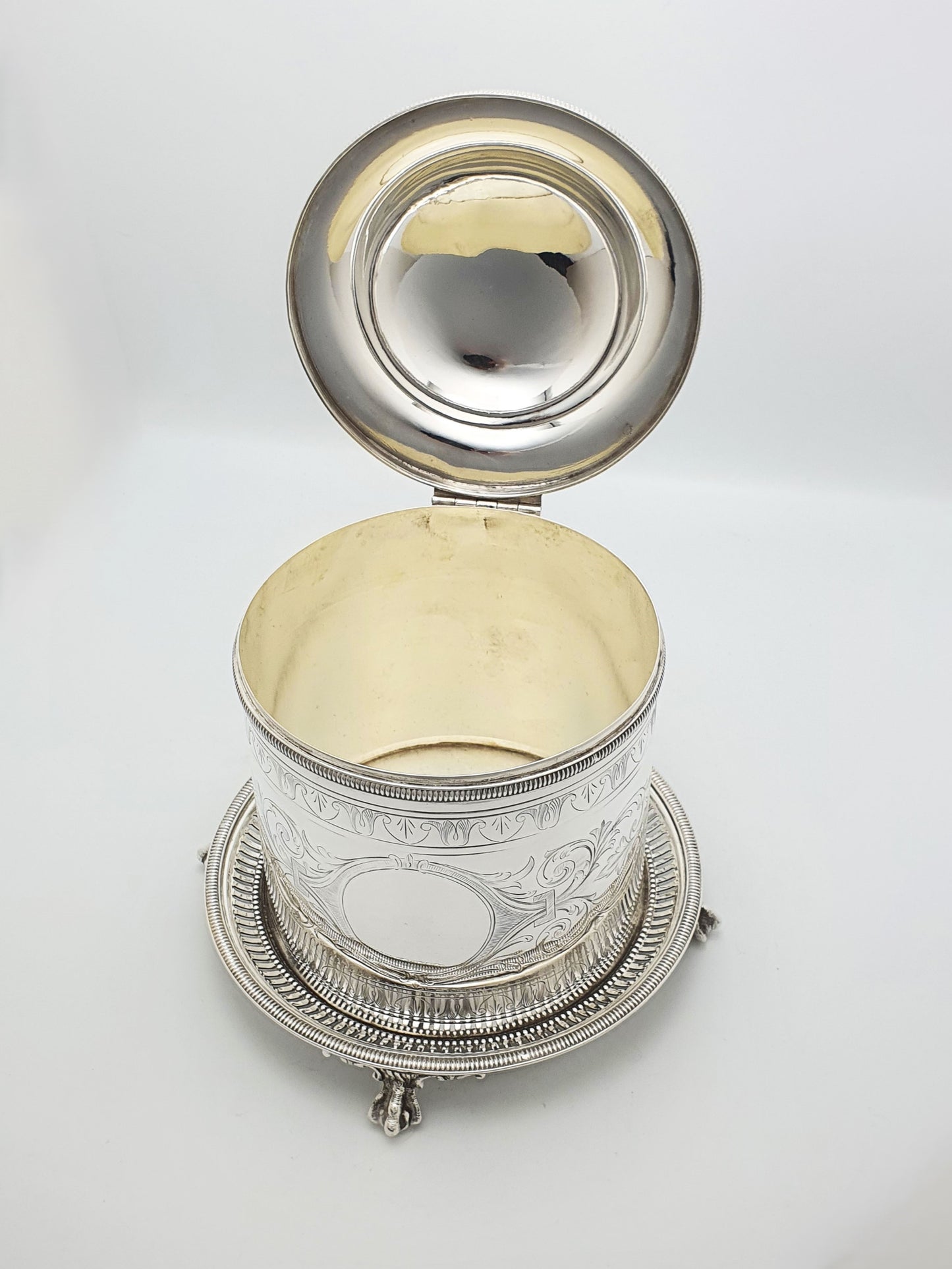 Fabulous Antique Victorian Silver-Plated Biscuit Box – circa 1890