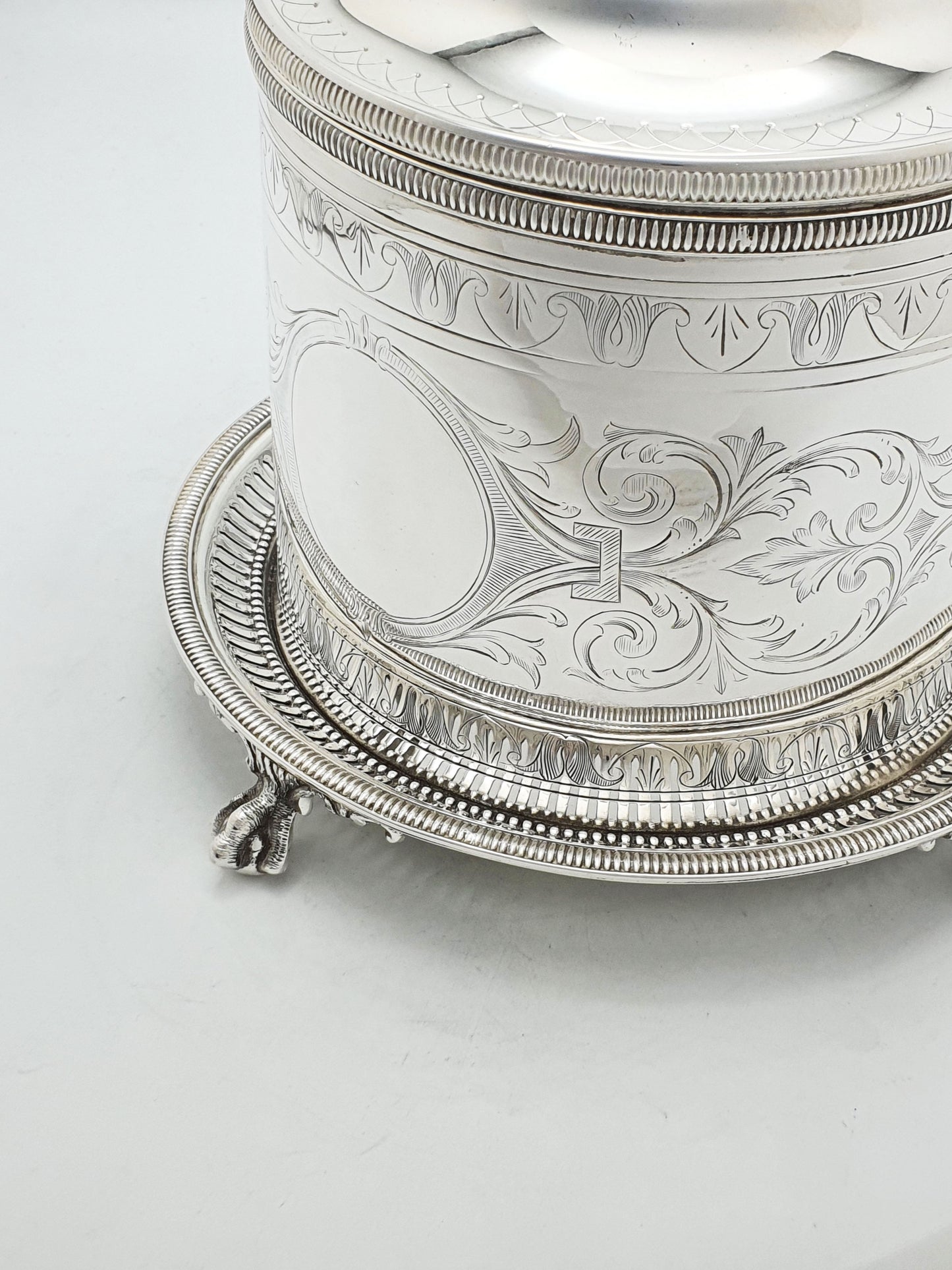 Fabulous Antique Victorian Silver-Plated Biscuit Box – circa 1890