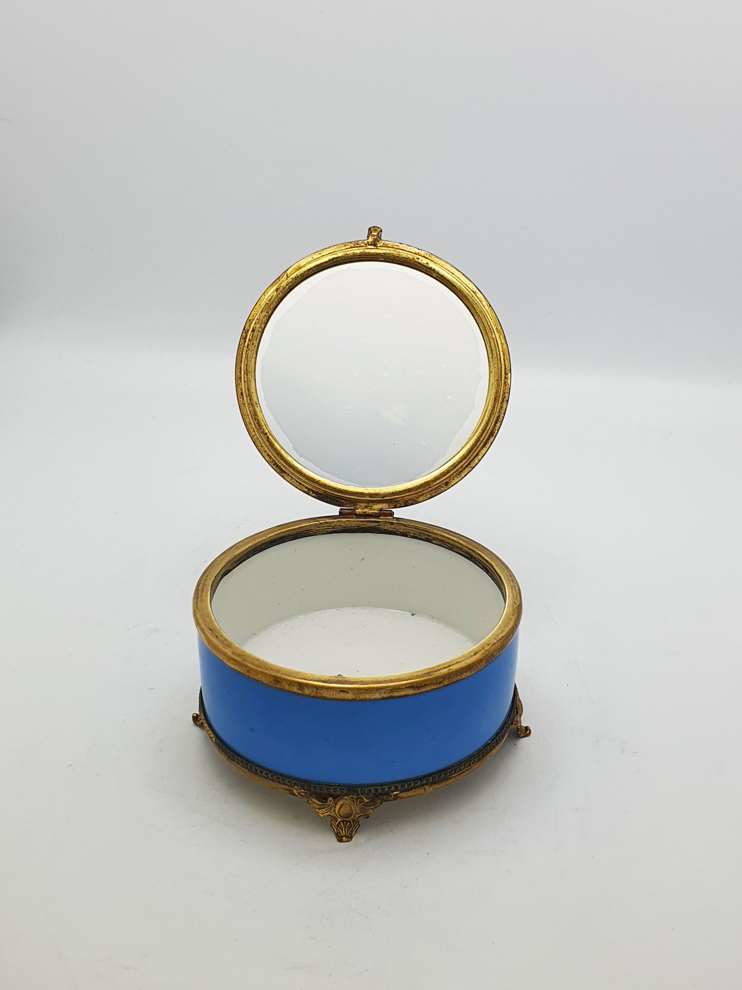 Gorgeous Antique French Limoges-Style Porcelain Jewellery Box – circa 1920