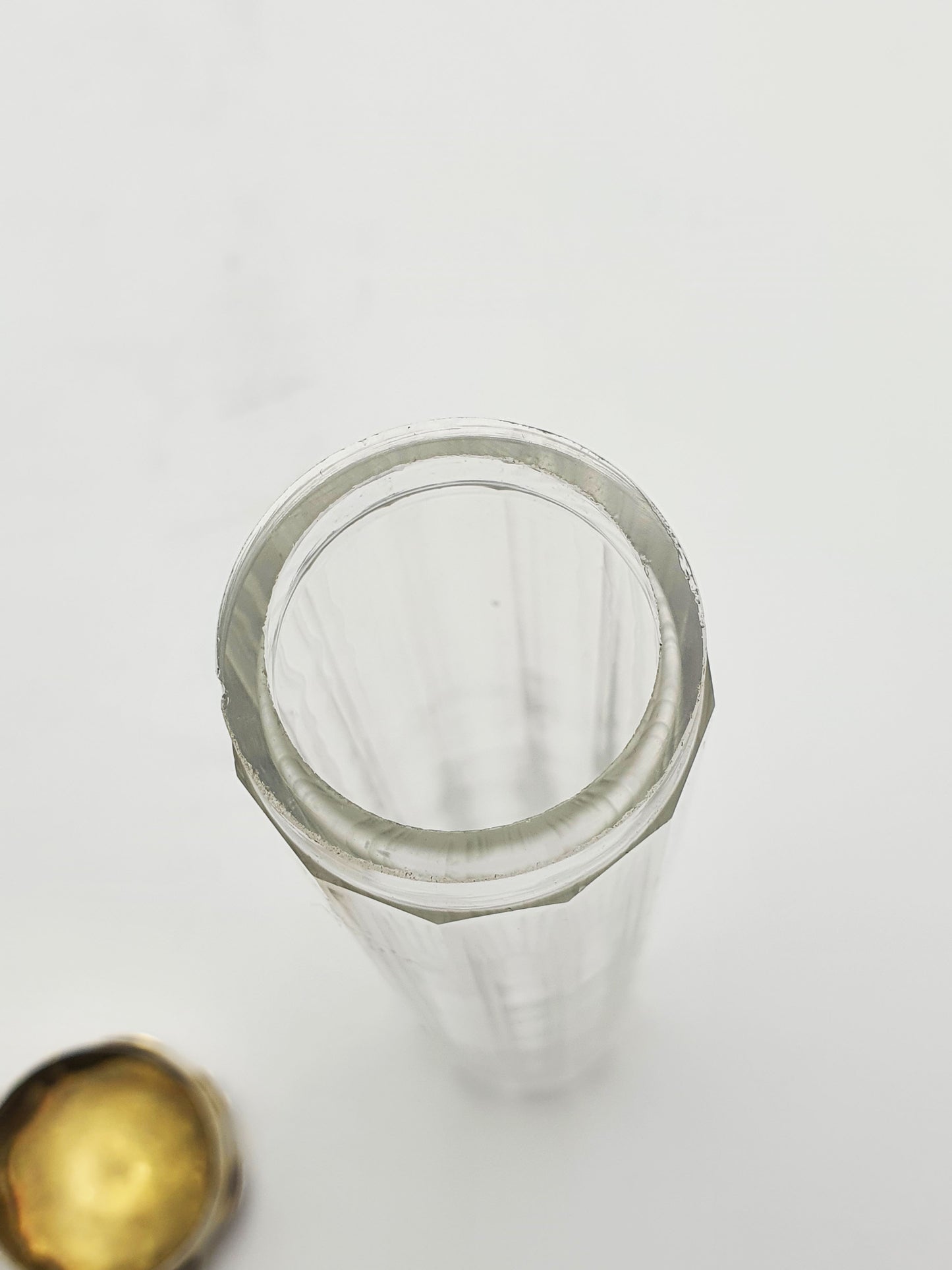 Nice Art Deco Sterling Silver & Guilloché Enamel Topped Jar - 1930