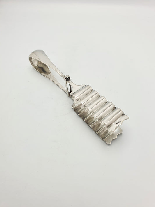 Nice German Silver Asparagus Tongs - circa 1900