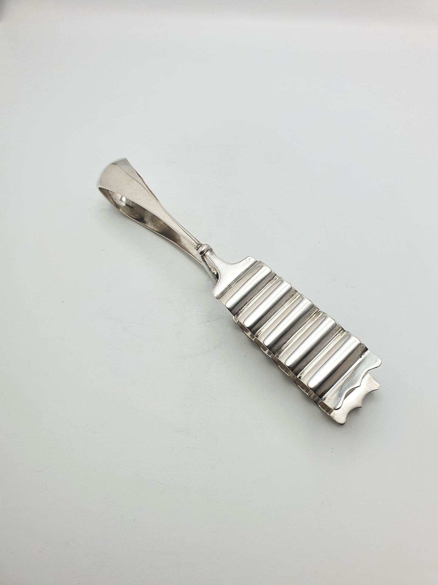 Nice German Silver Asparagus Tongs - circa 1900