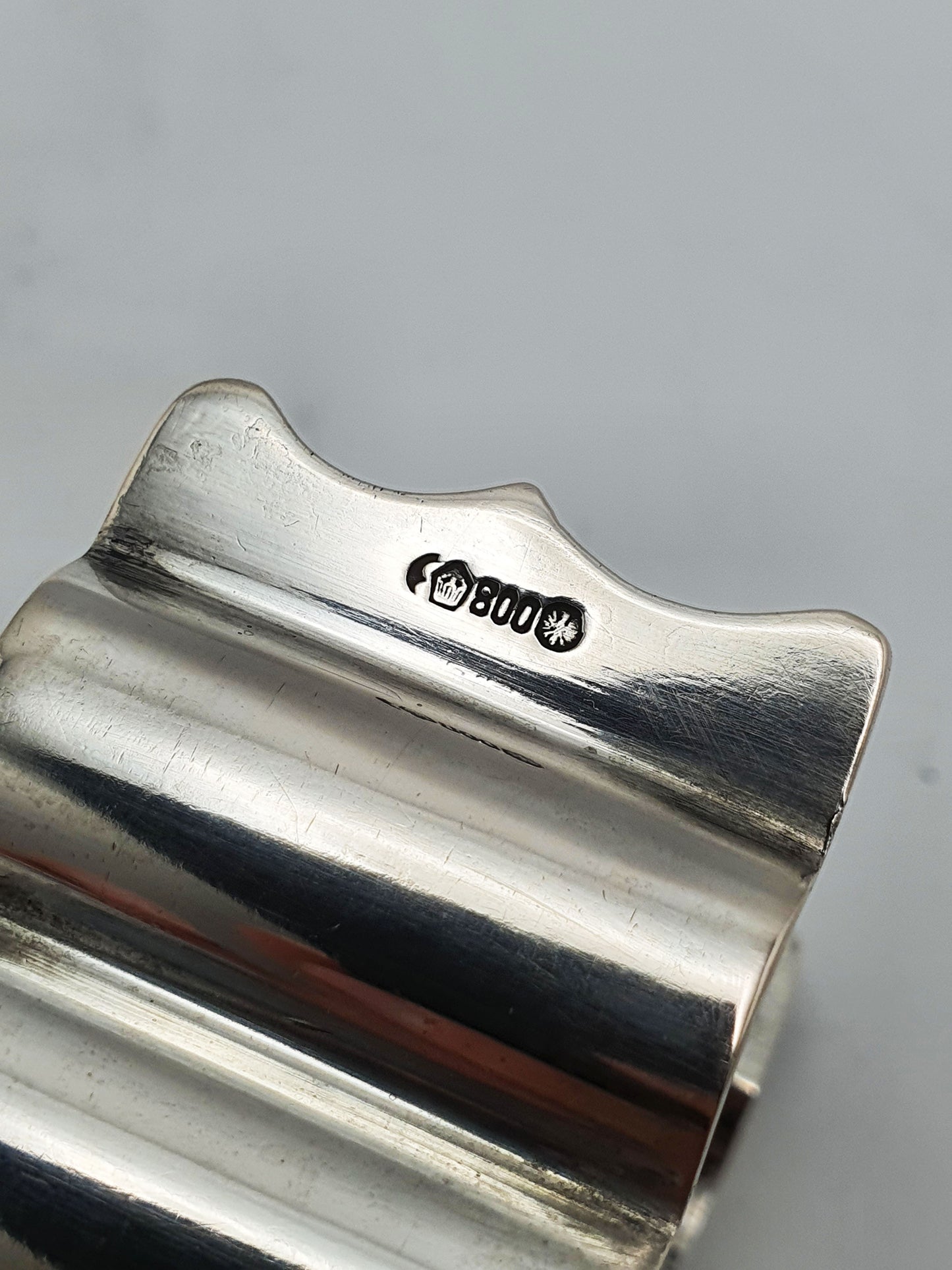 Nice German Silver Asparagus Tongs - circa 1900