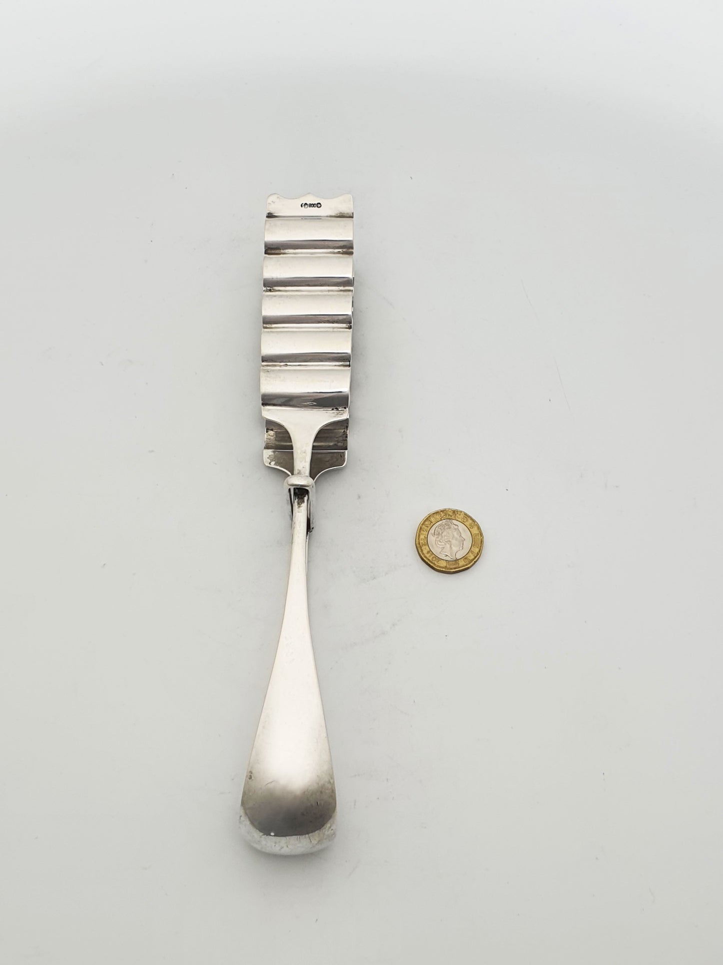 Nice German Silver Asparagus Tongs - circa 1900