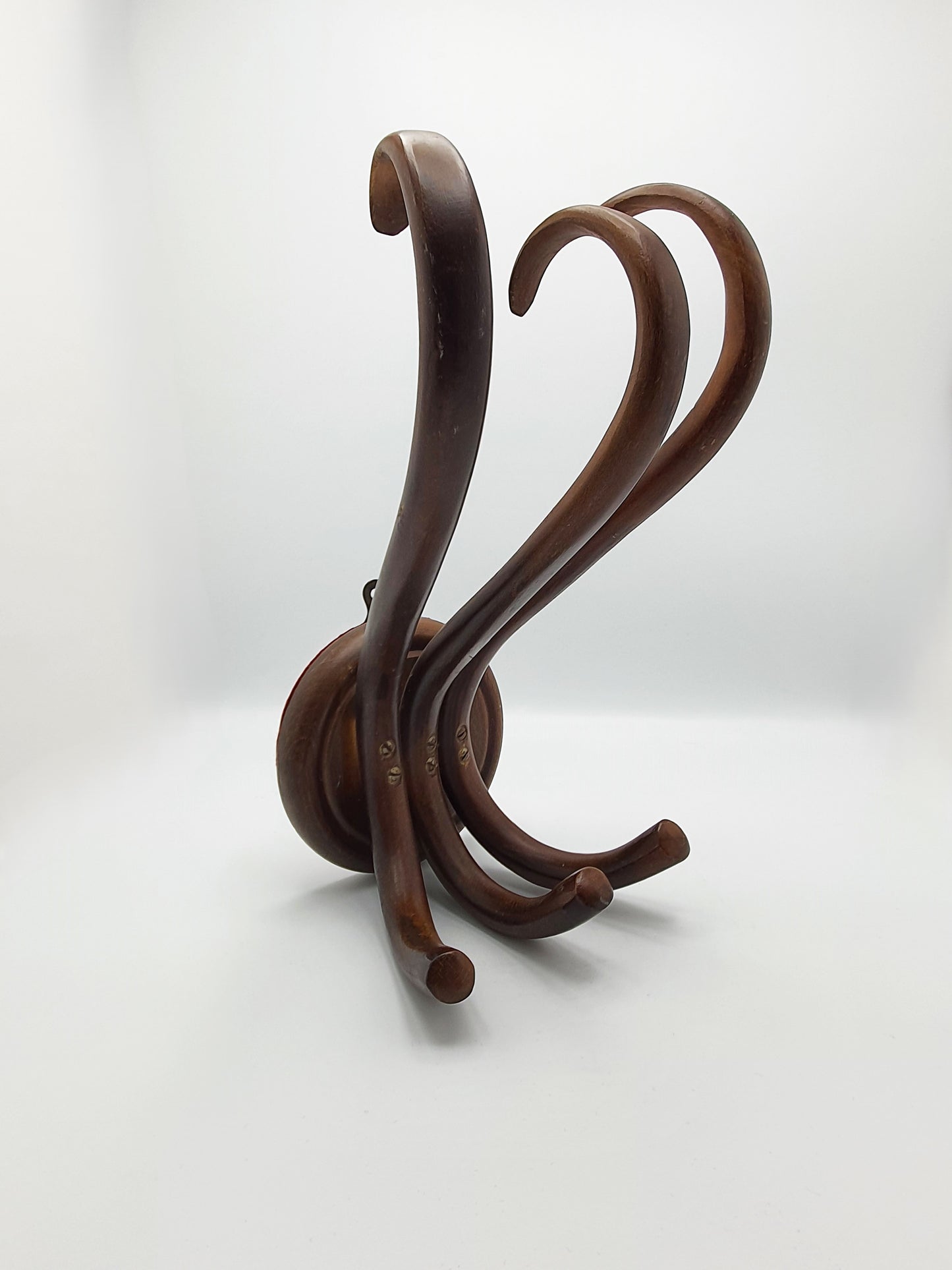 Gorgeous Antique Bentwood Wall-Mounted Coat Hook – circa 1920