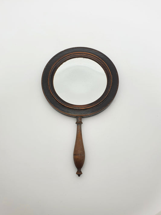Lovely Antique Victorian Double-Sided Handheld Vanity Mirror – circa 1880