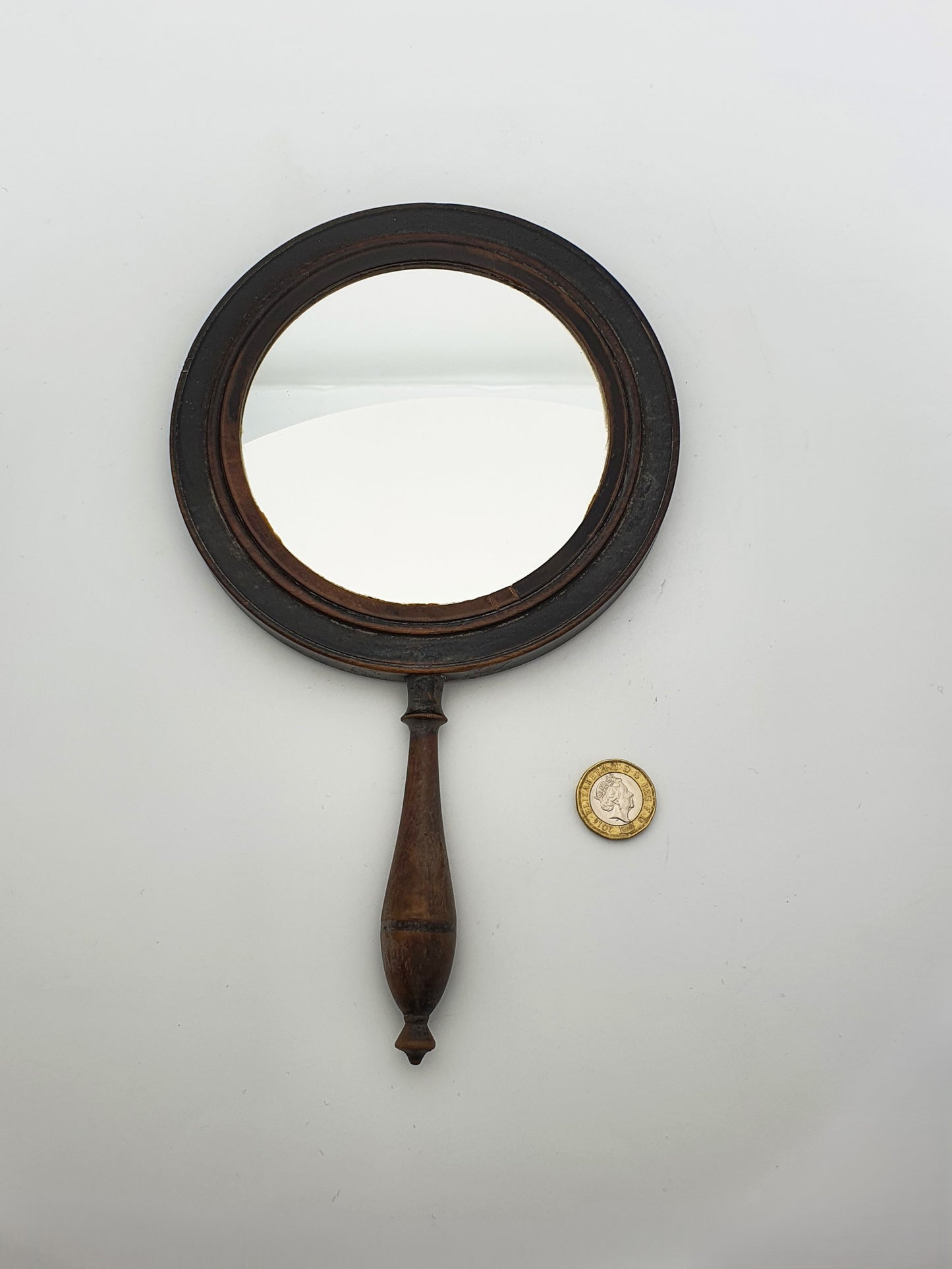 Lovely Antique Victorian Double-Sided Handheld Vanity Mirror – circa 1880