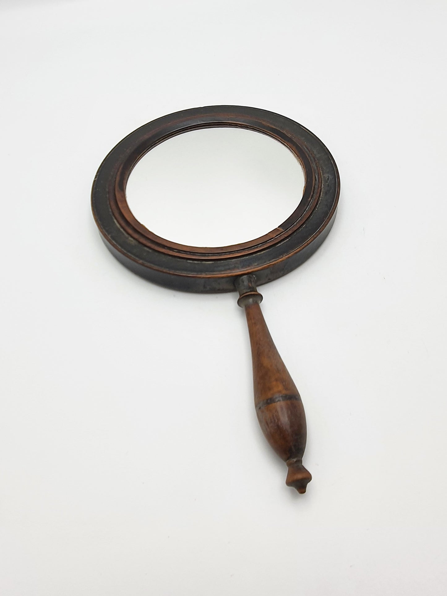 Lovely Antique Victorian Double-Sided Handheld Vanity Mirror – circa 1880