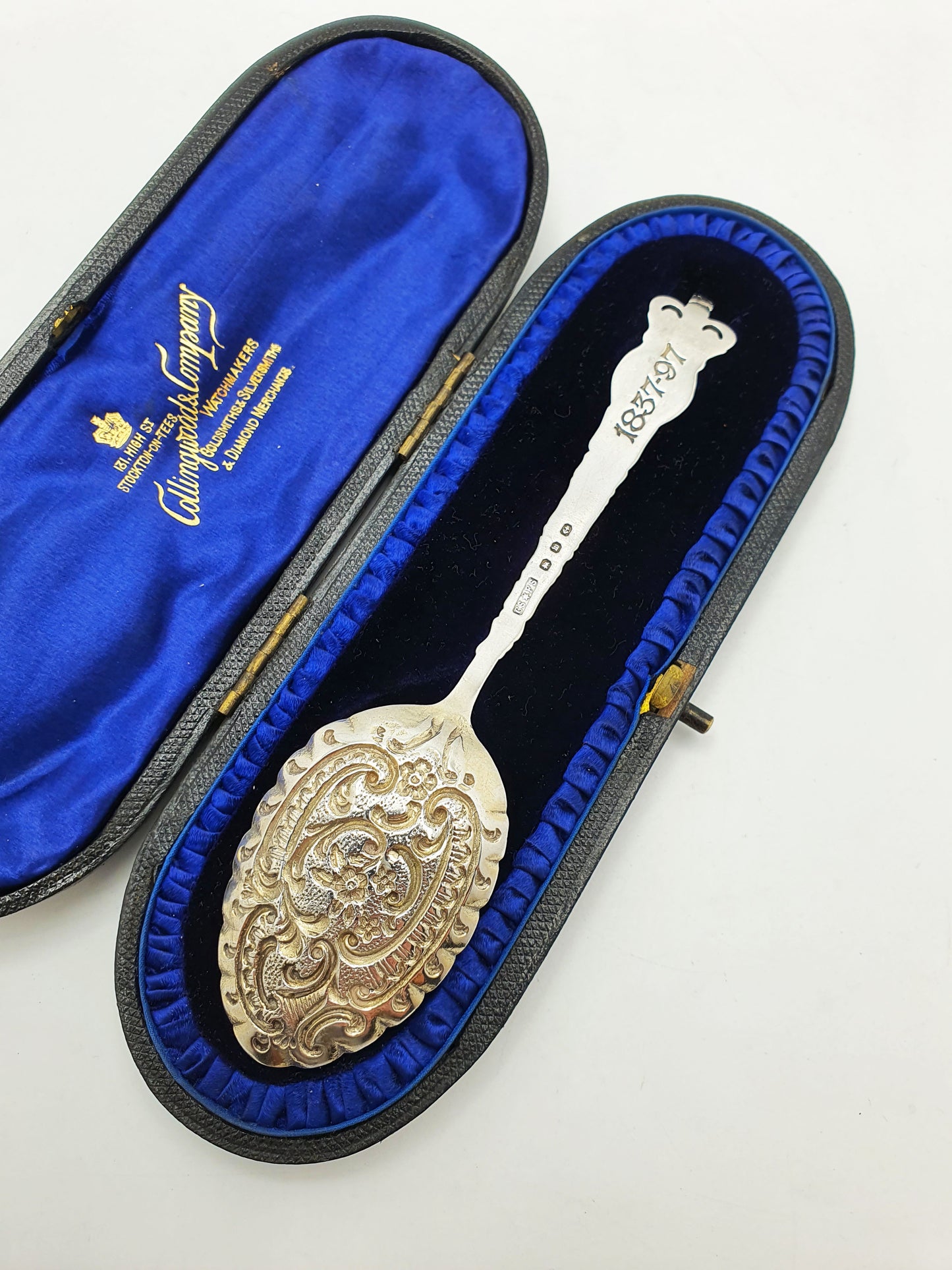 Victorian Diamond Jubilee Sterling Silver Commemorative Spoon – 1896