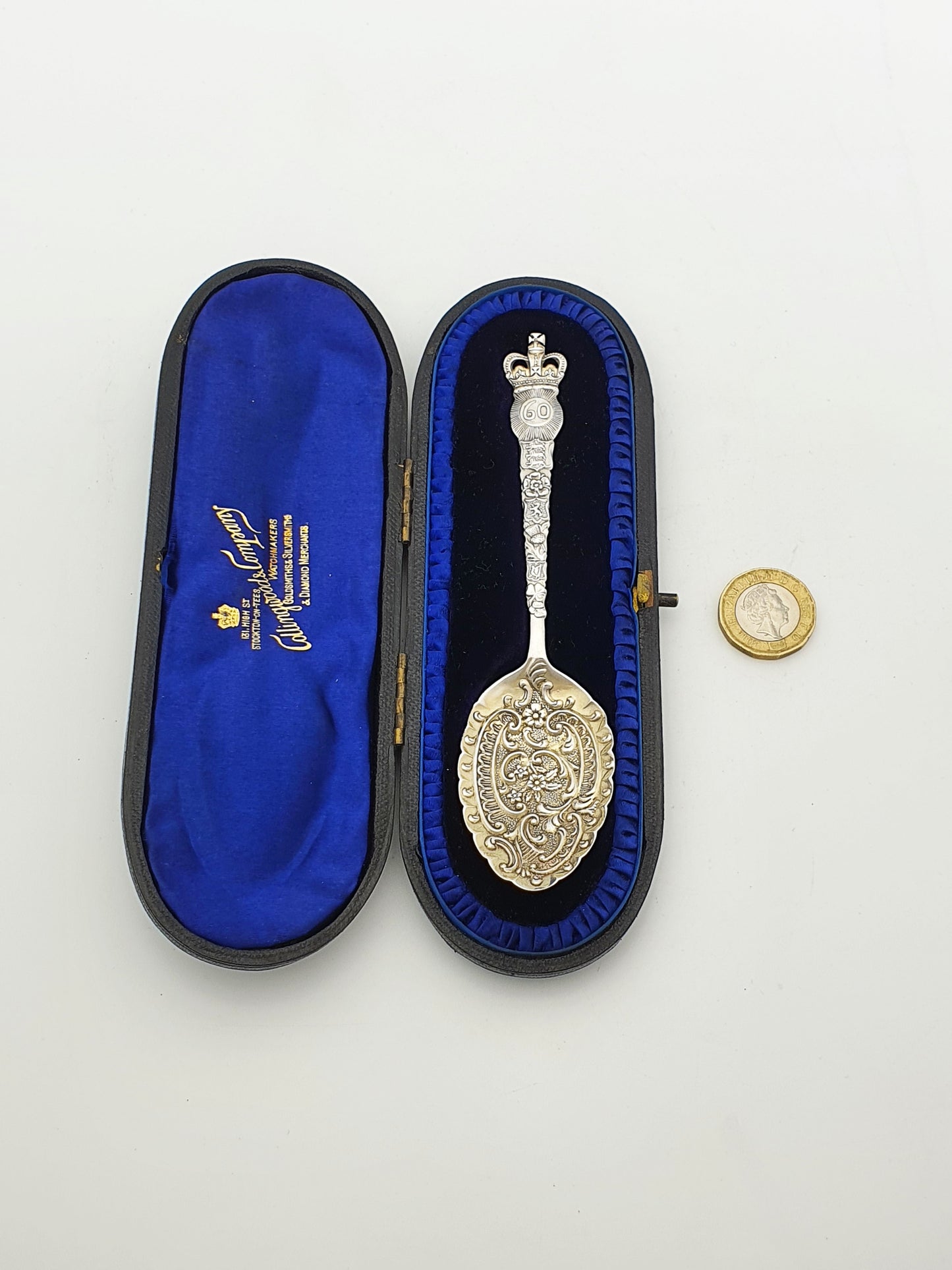 Victorian Diamond Jubilee Sterling Silver Commemorative Spoon – 1896