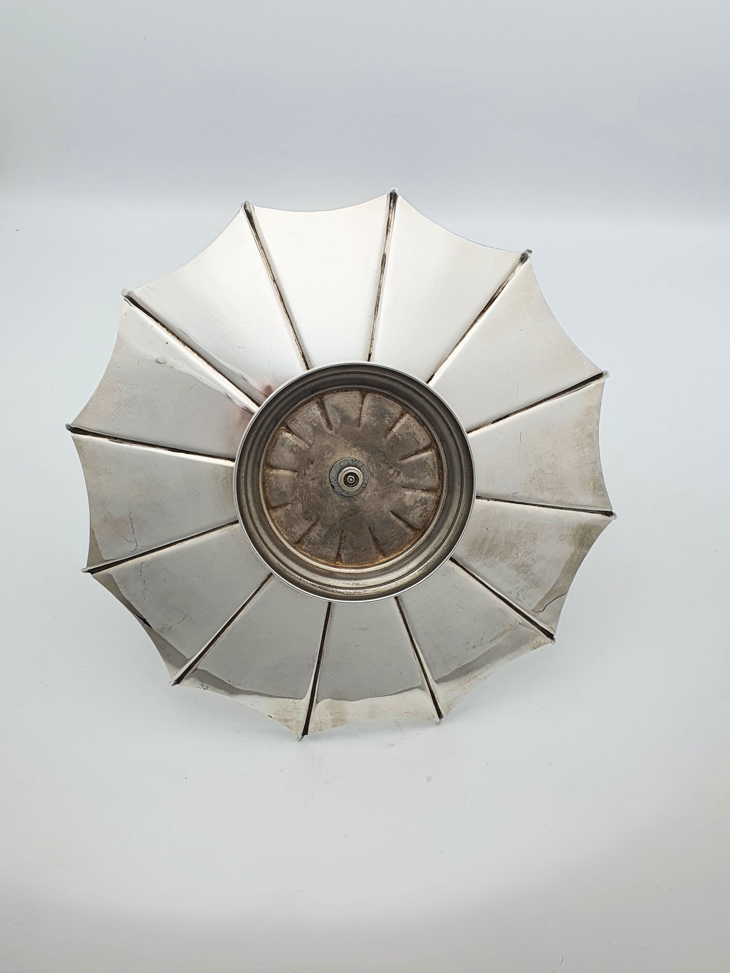 Charming Novelty Silver-Plated Umbrella Dish – circa 1960