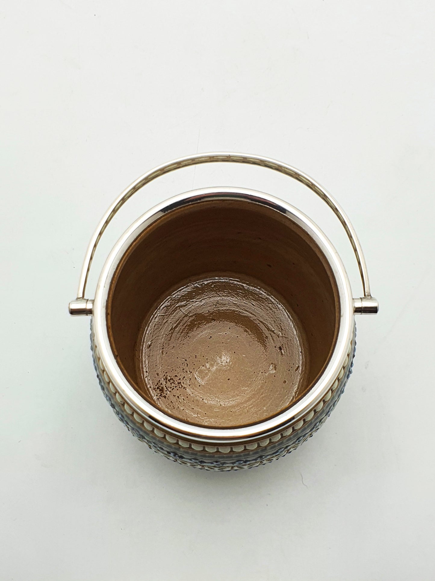 Lovely Victorian Doulton Lambeth Stoneware Jam Pot – circa 1890