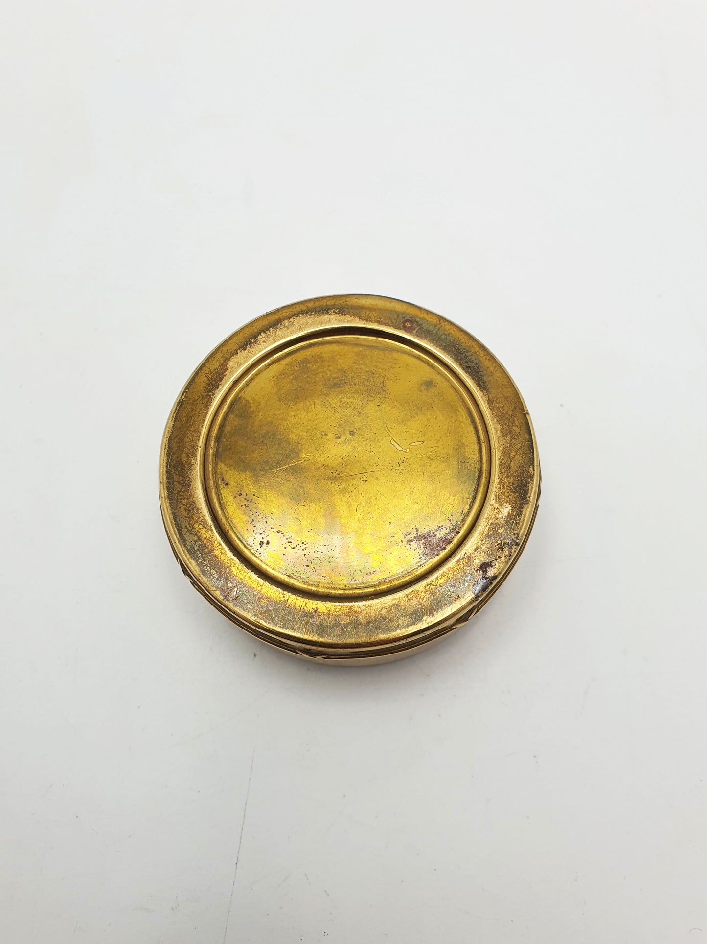 Lovely Antique Brass Box with Bear Finial – circa 1920