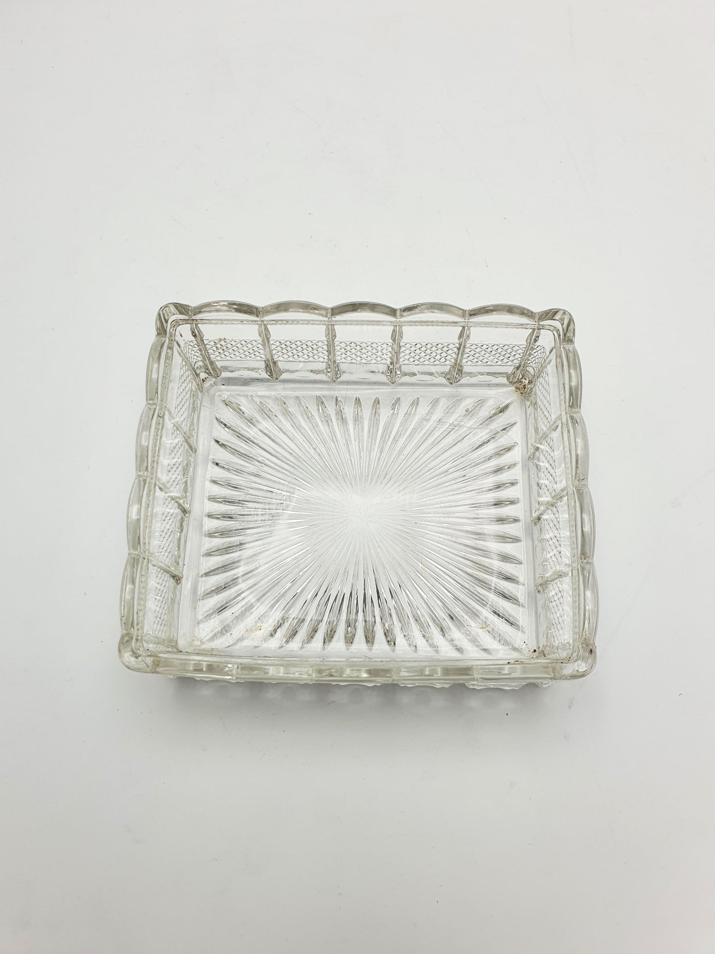 Beautifully Ornate Antique Victorian Silver-Plated & Glass Butter Dish – circa 1890