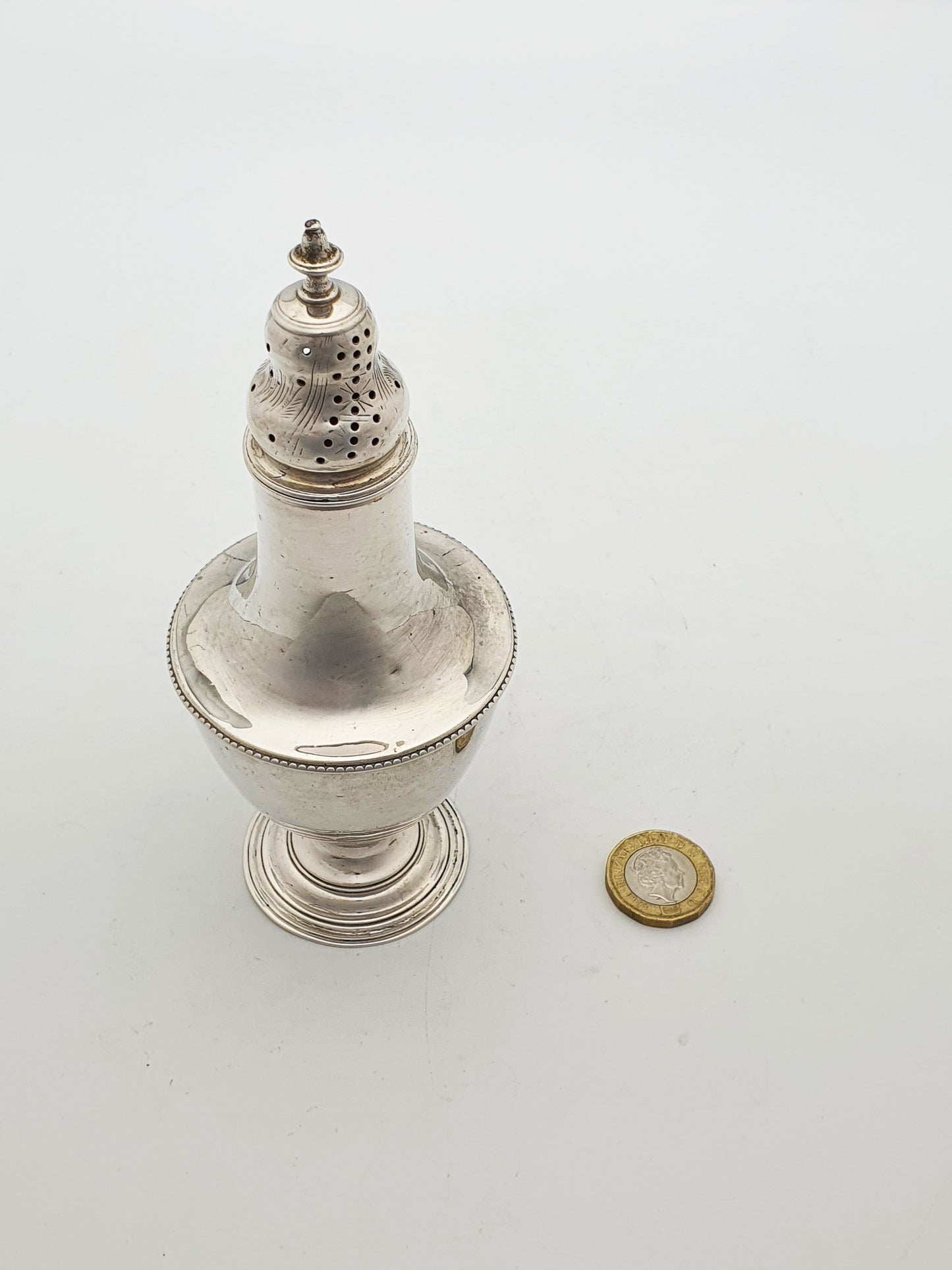 Nice Antique Sterling Silver Caster by Robert Hennell I - 1778