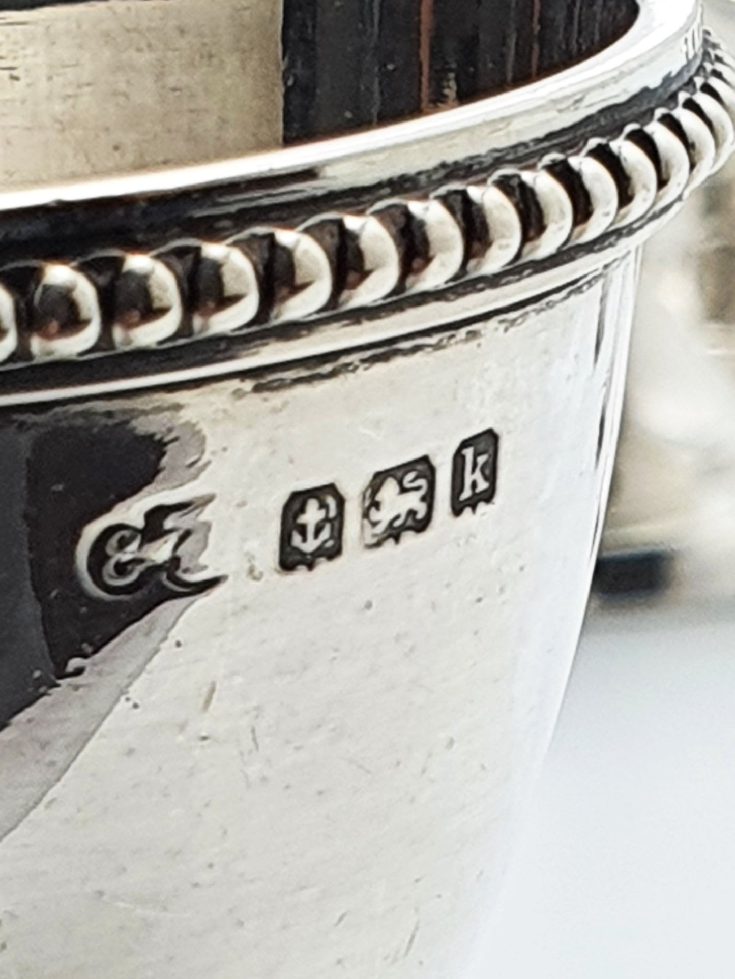 Stunning Edwardian Sterling Silver Egg Cruet Set by Elkington & Co. - 1909