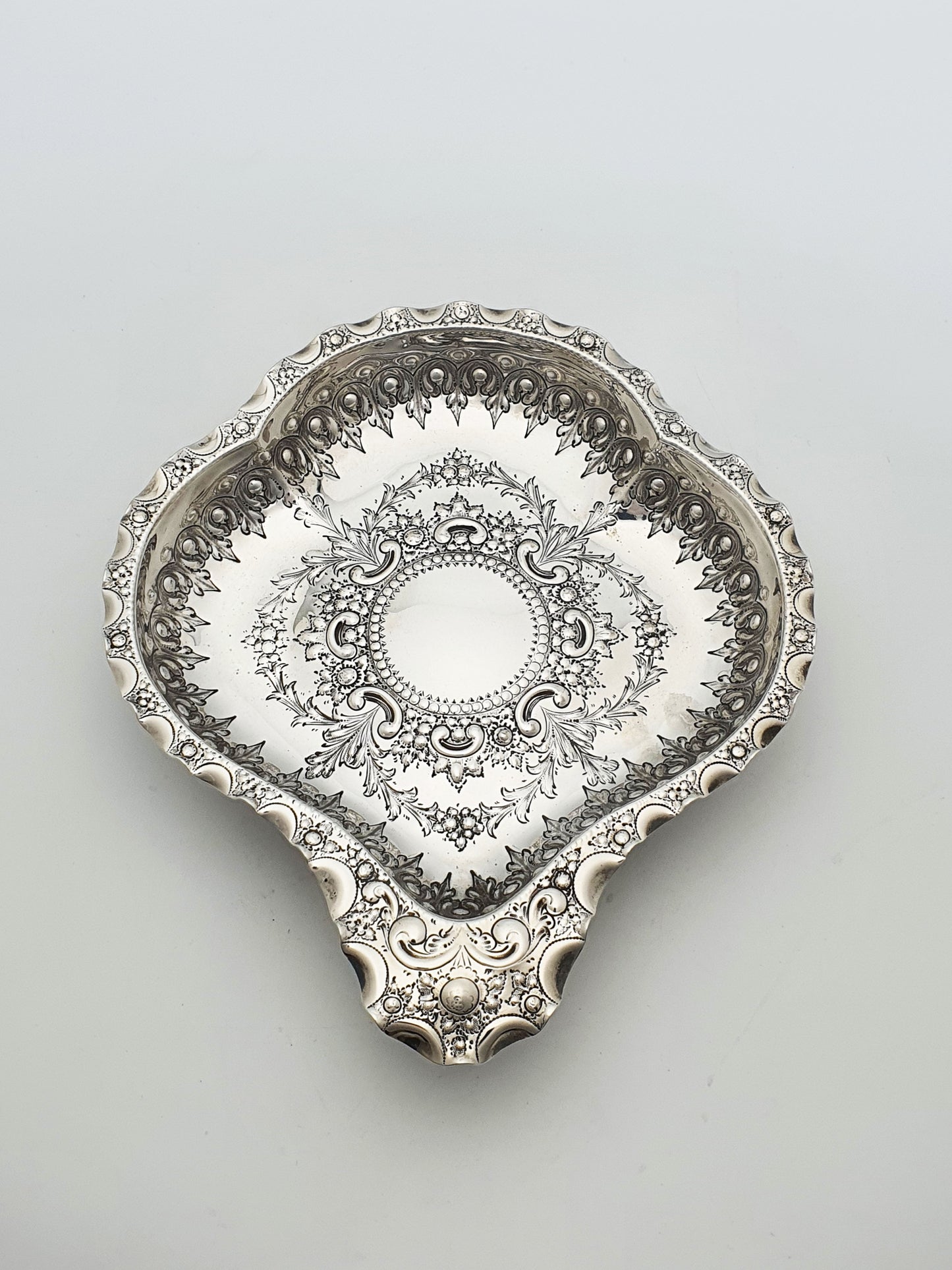 Lovely Antique Victorian Silver-Plated Serving Dish – circa 1890