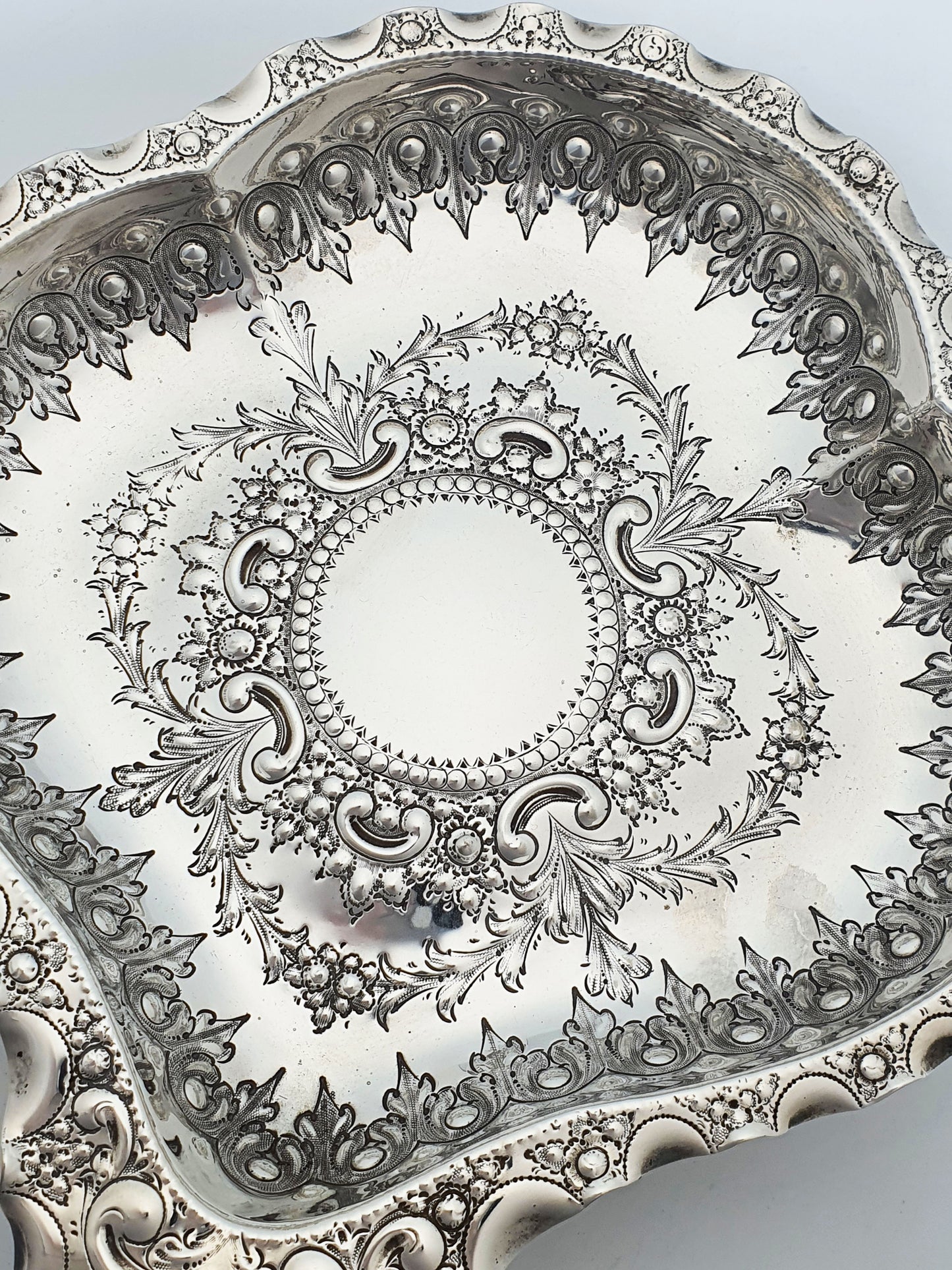 Lovely Antique Victorian Silver-Plated Serving Dish – circa 1890