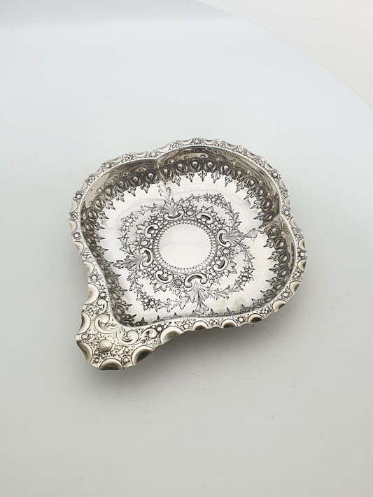 Lovely Antique Victorian Silver-Plated Serving Dish – circa 1890