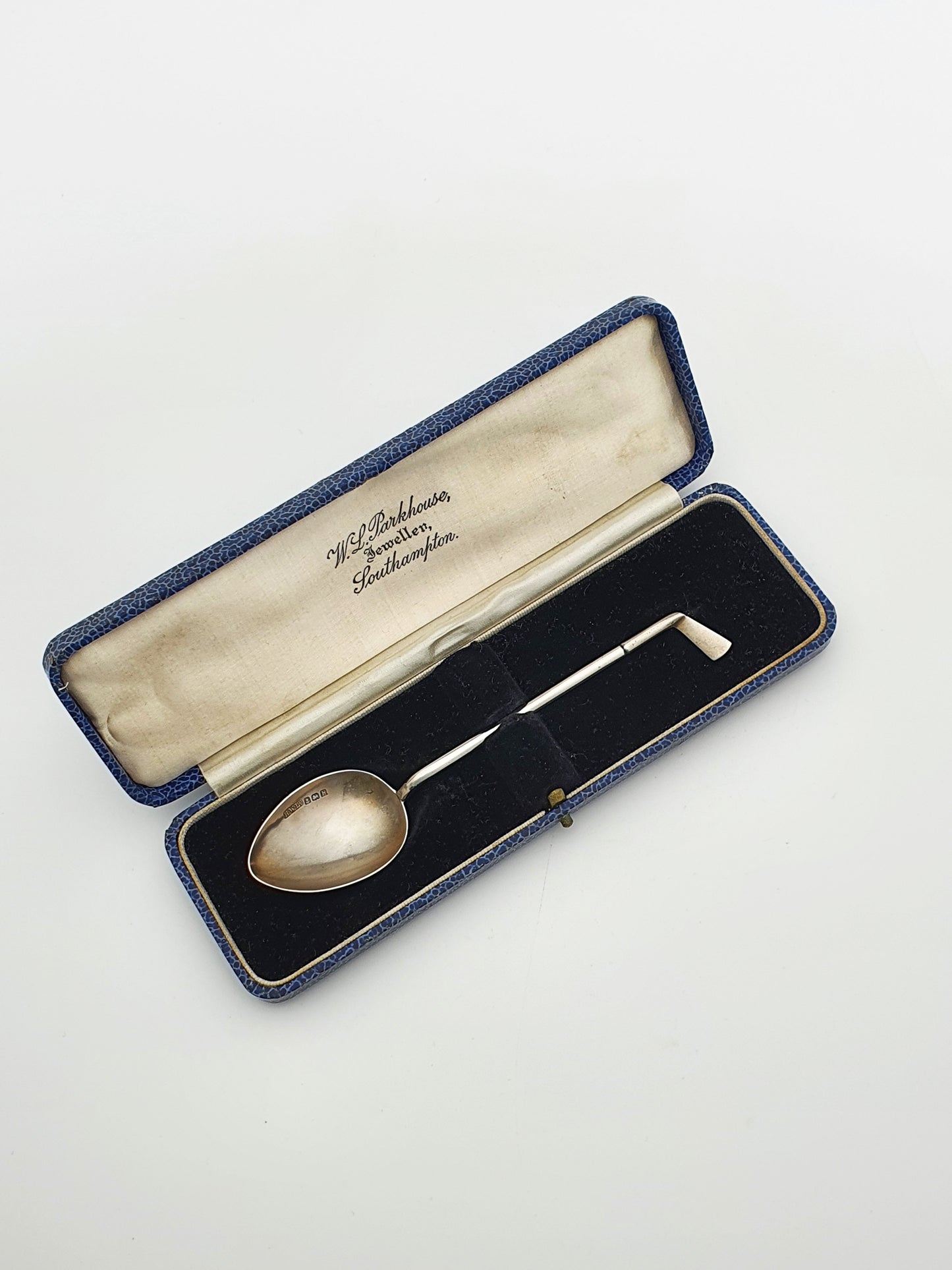 Nice Antique Sterling Silver Golf Club Spoon - 1907