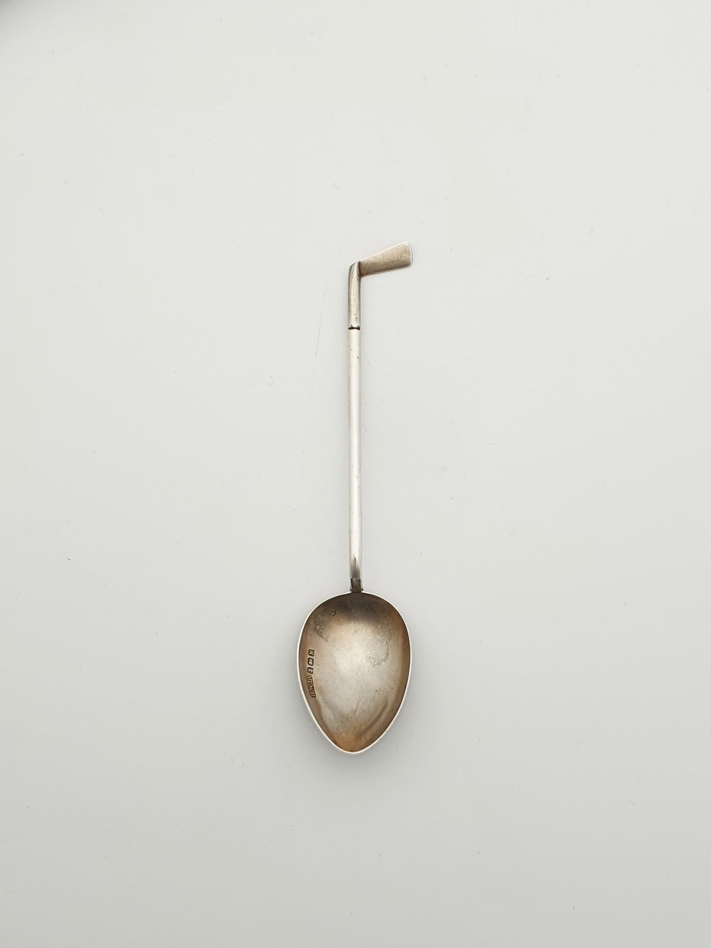 Nice Antique Sterling Silver Golf Club Spoon - 1907