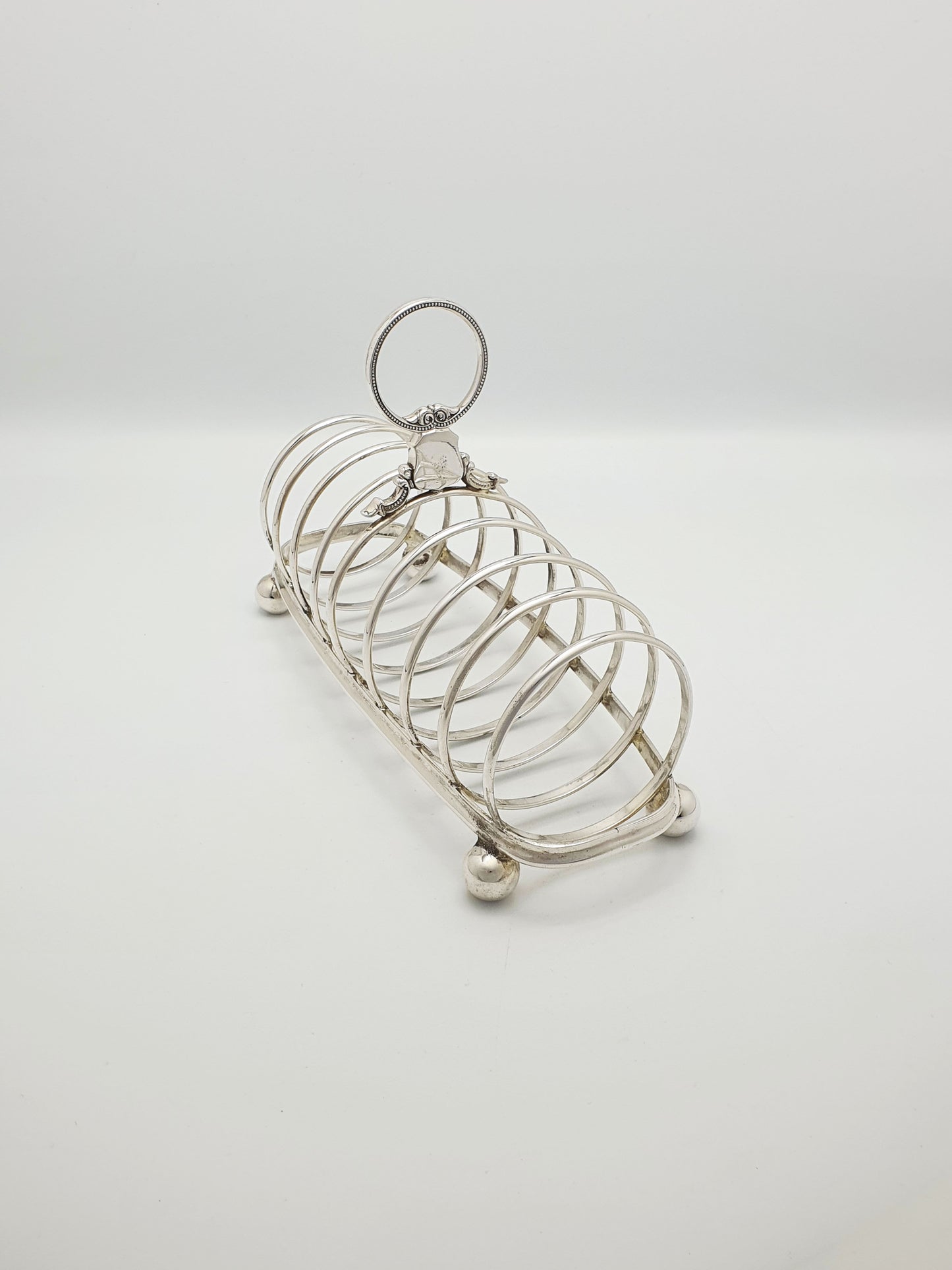 Nice Large Antique Edwardian Silver Plated Toast Rack – circa 1905