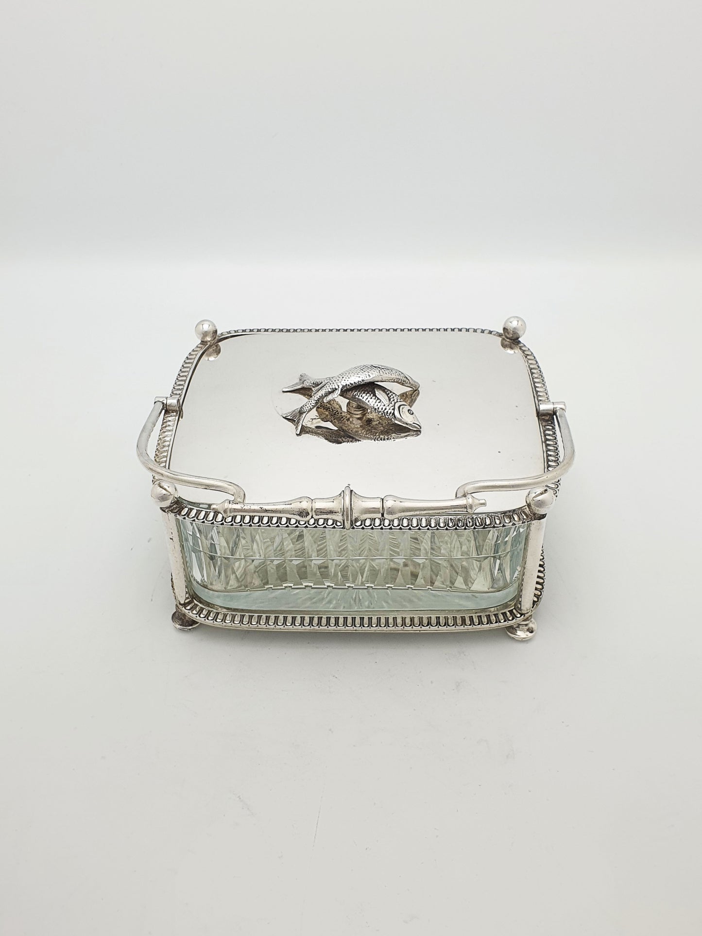Unusual Antique Victorian Silver-Plated Sardine Dish – circa 1890