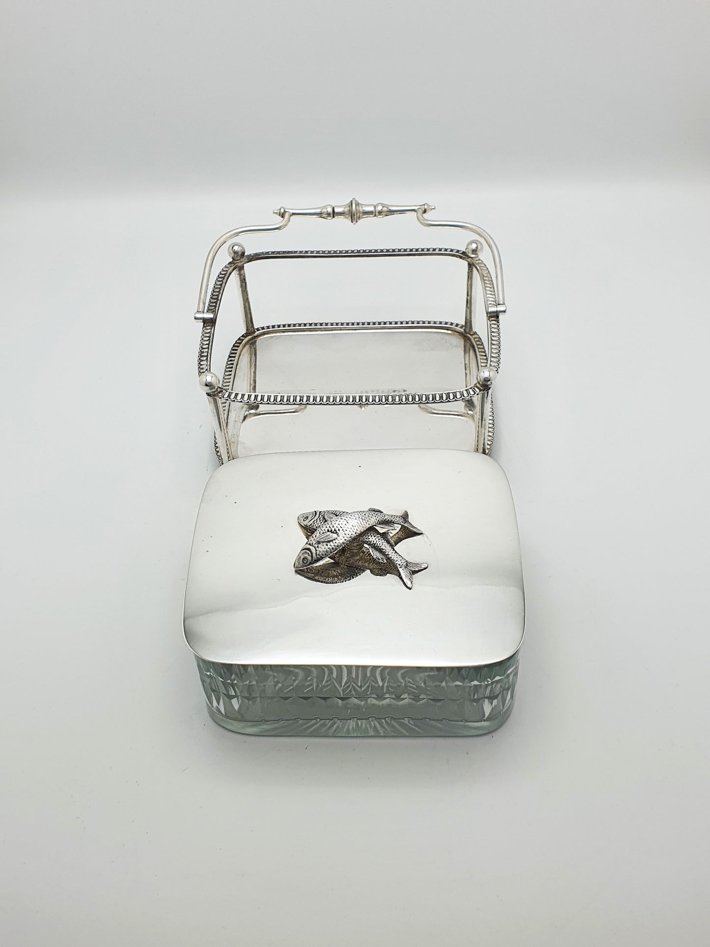 Unusual Antique Victorian Silver-Plated Sardine Dish – circa 1890