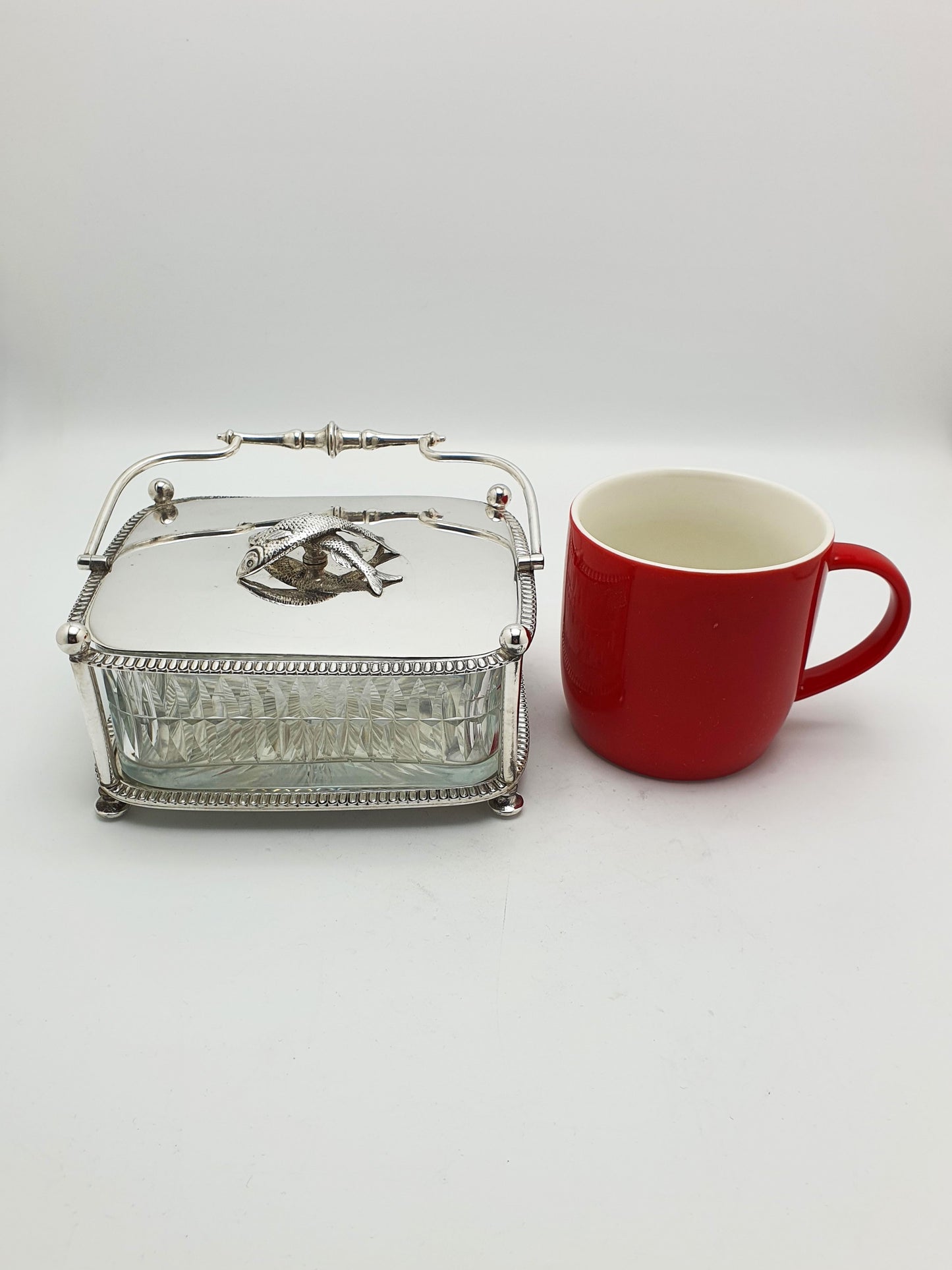 Unusual Antique Victorian Silver-Plated Sardine Dish – circa 1890