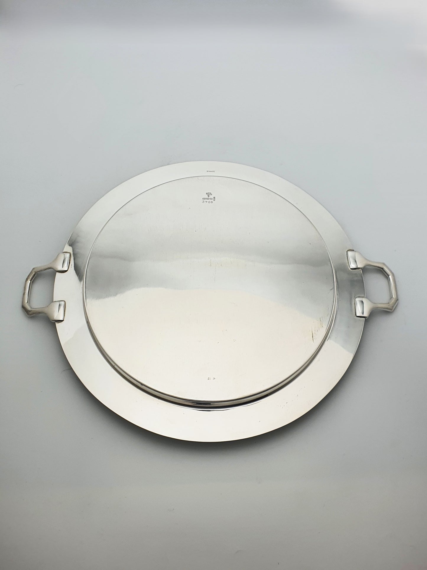 Nice Art Deco Round Silver-Plated Serving Tray – circa 1925