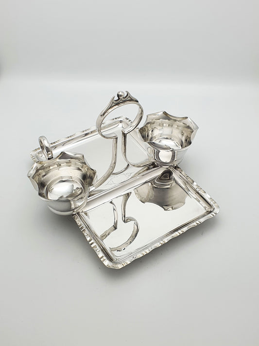 Lovely Antique Edwardian Silver-Plated Strawberry Dish – circa 1905